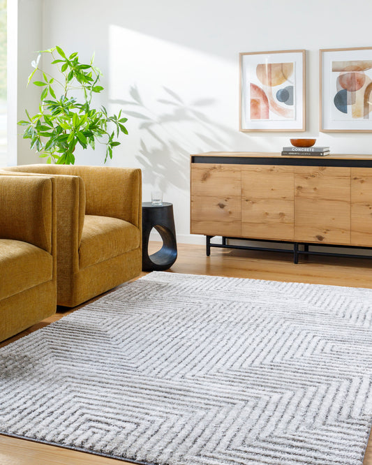 Alfombra tejida a máquina Delight Shag DEL-2309 de 1,52 m x 2,13 m