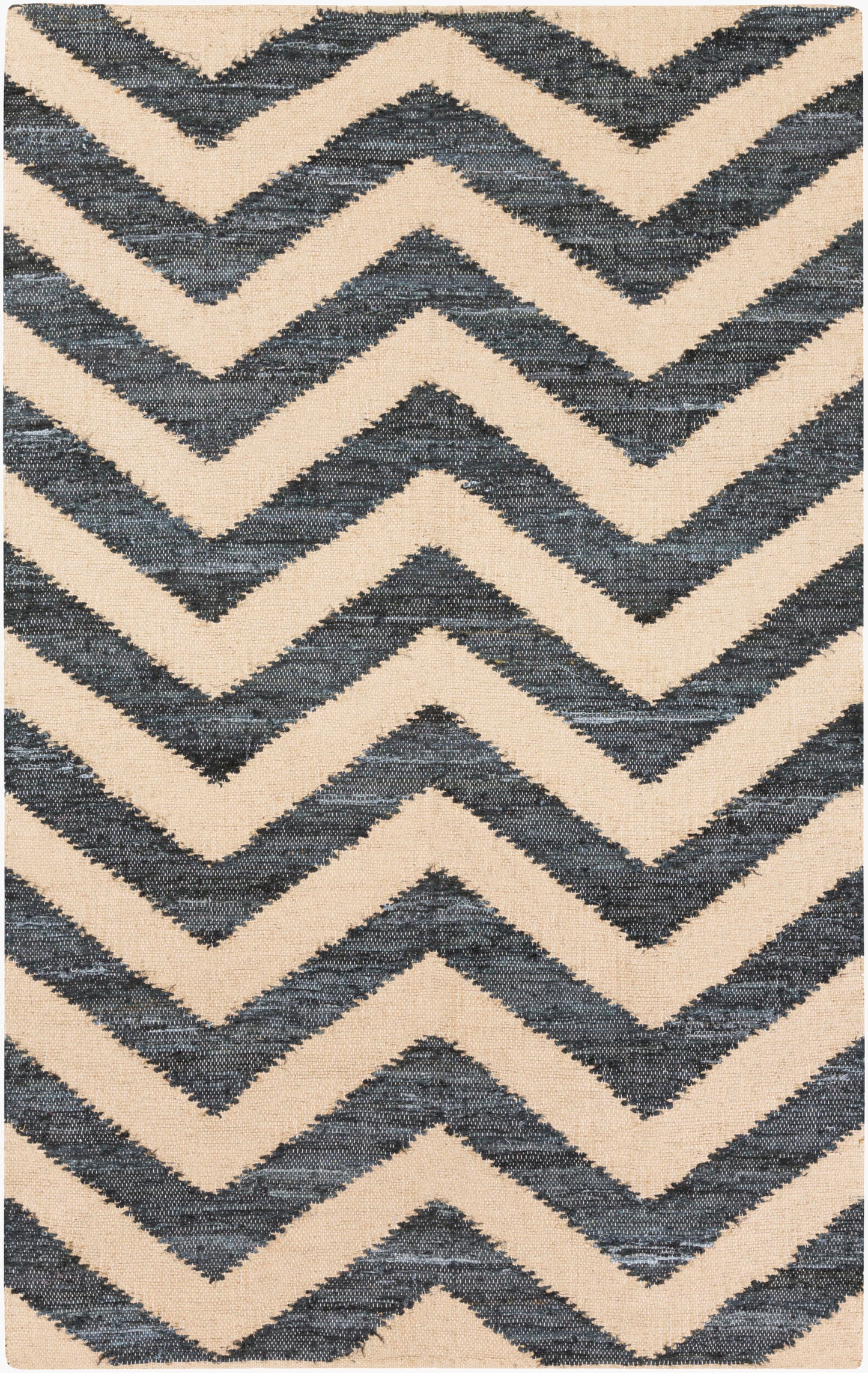 Denim DNM-1002 Alfombra decorativa hecha a mano de 2' x 3'