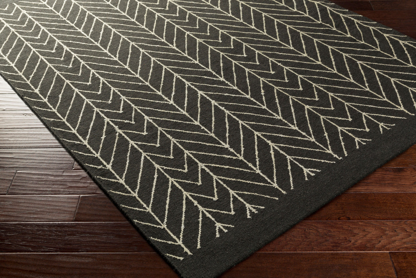 Alfombra de lana hecha a mano Dasher DSH-5000 de 1,52 m x 2,13 m