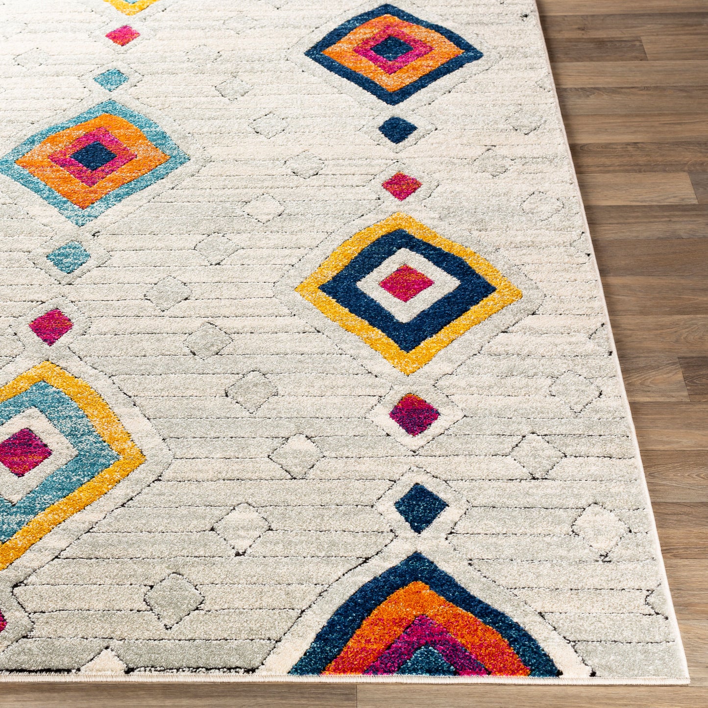 Alfombra tejida a máquina Dersim DSM-2301 de 1,52 m x 2,13 m