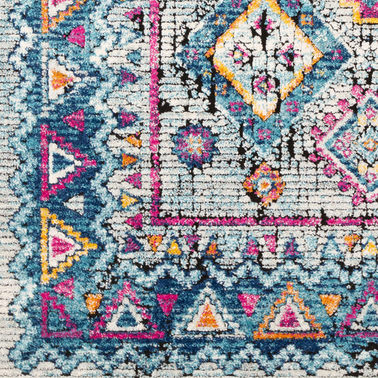 Alfombra decorativa tejida a máquina Dersim DSM-2303 de 2' x 3'