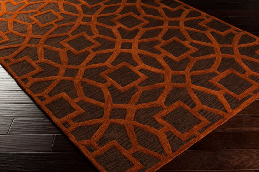 Alfombra redonda de lana Dream DST-1172 de 2,4 m, hecha a mano