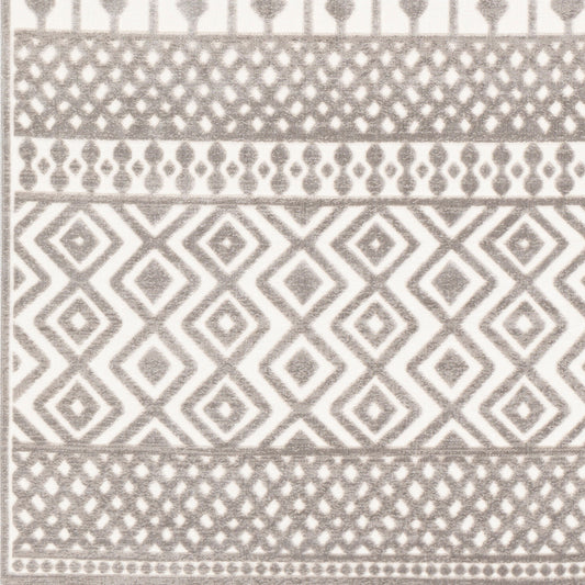 Alfombra decorativa tejida a máquina Dantel DTL-2329 de 2' x 3'