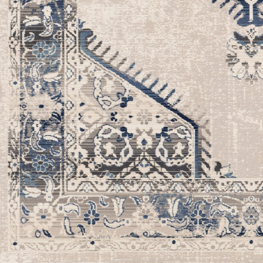 Alfombra decorativa tejida a máquina Dublin DUB-2306 de 90 x 150 cm