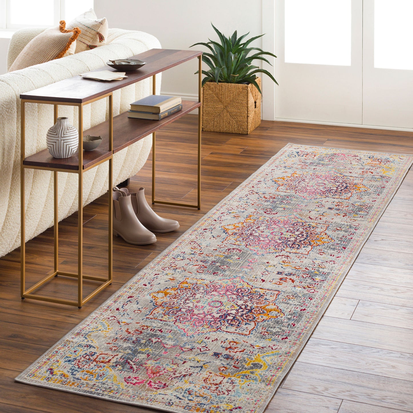 Dublin DUB-2308 10ft Runner Machine Woven Runner Rug