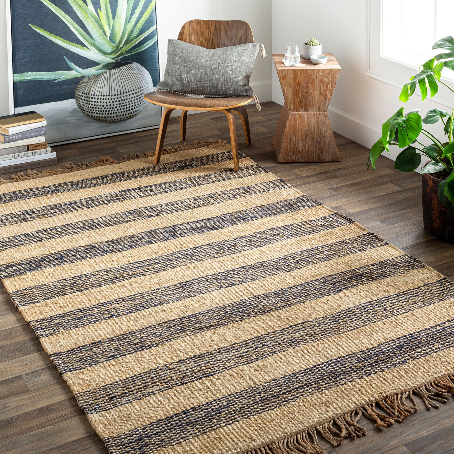 Davidson II DVN-2006 8' x 10' Handmade Jute Area Rug