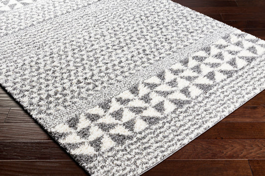 Alfombra decorativa tejida a máquina Deluxe Shag DXS-2310 de 2' x 3'