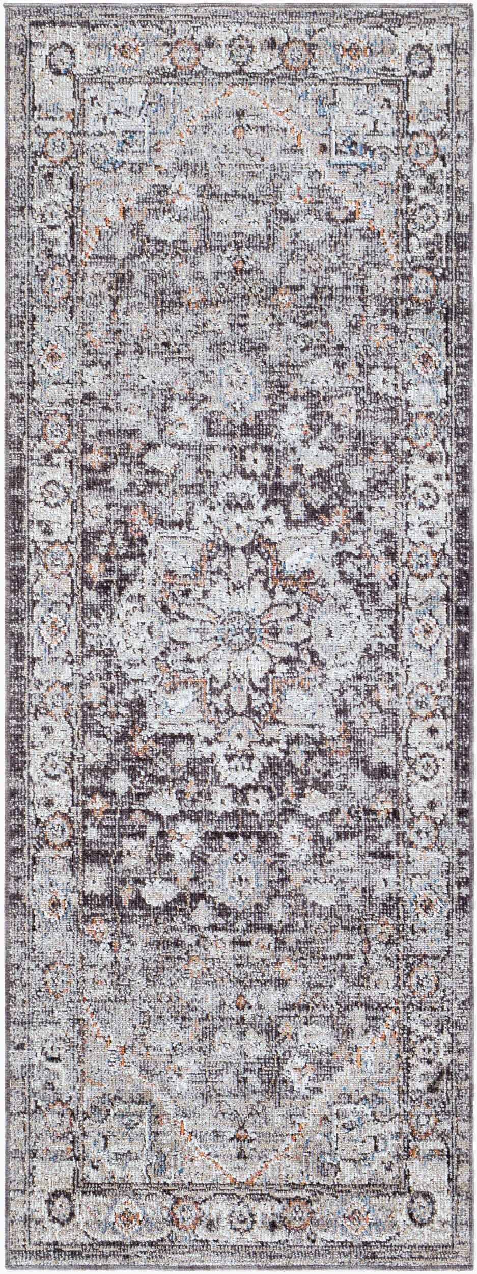 Daytona Beach DYT-2311 7ft Runner Machine Woven Indoor/Outdoor Runner Rug
