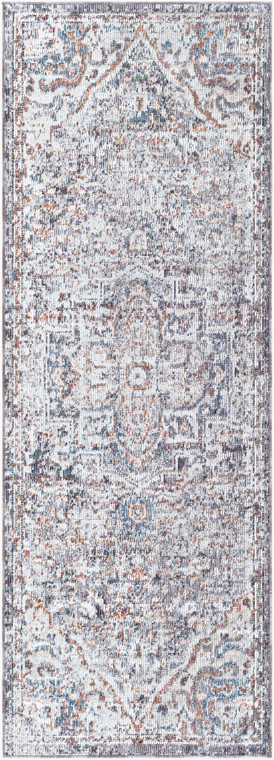 Daytona Beach DYT-2312 7ft Runner Machine Woven Indoor/Outdoor Runner Rug