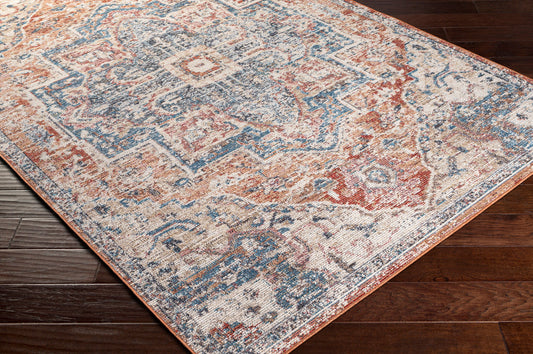 Daytona Beach DYT-2314 7ft Runner Machine Woven Indoor/Outdoor Runner Rug