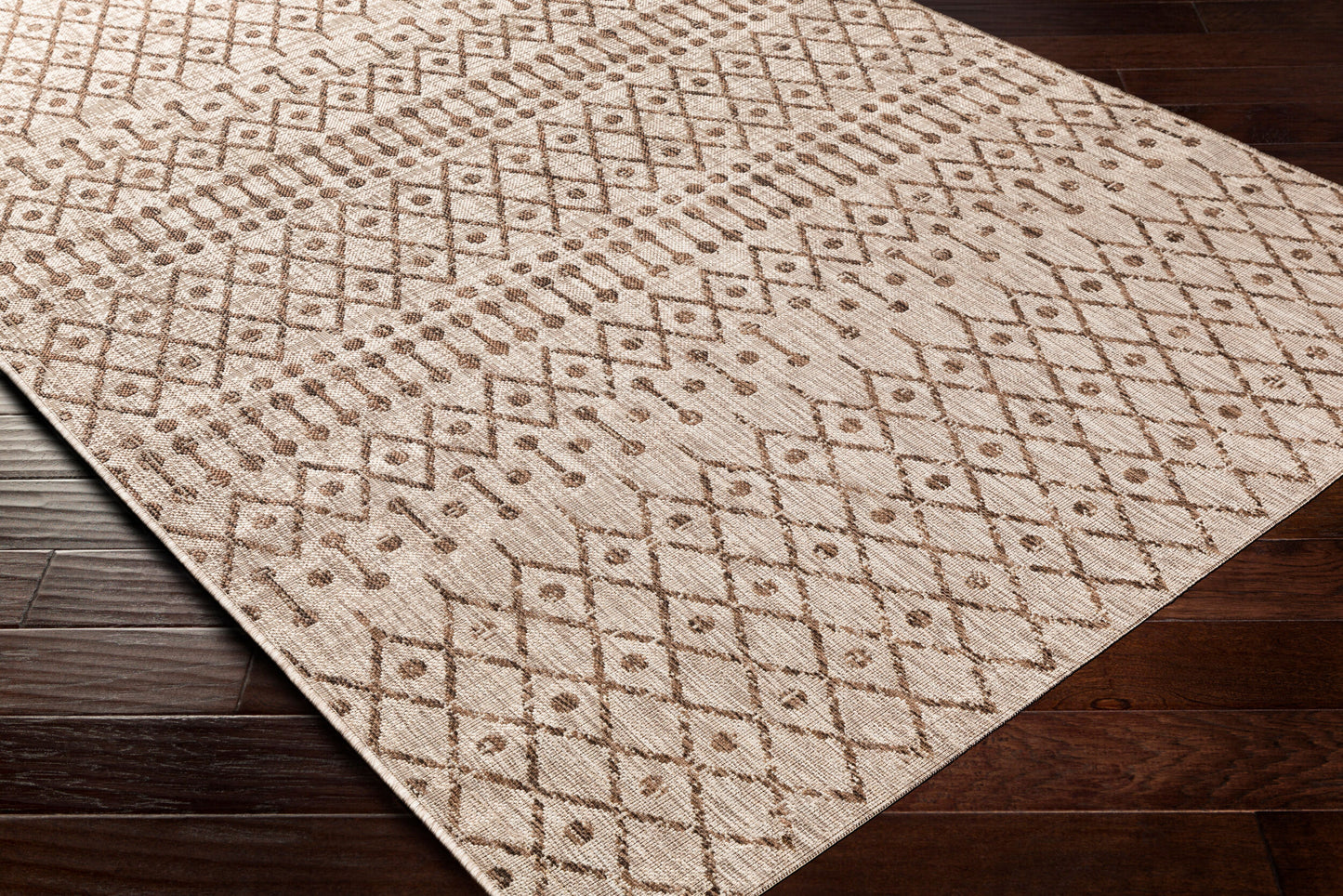 Eagean EAG-2331 2' x 3' Machine Woven Indoor/Outdoor Accent Rug