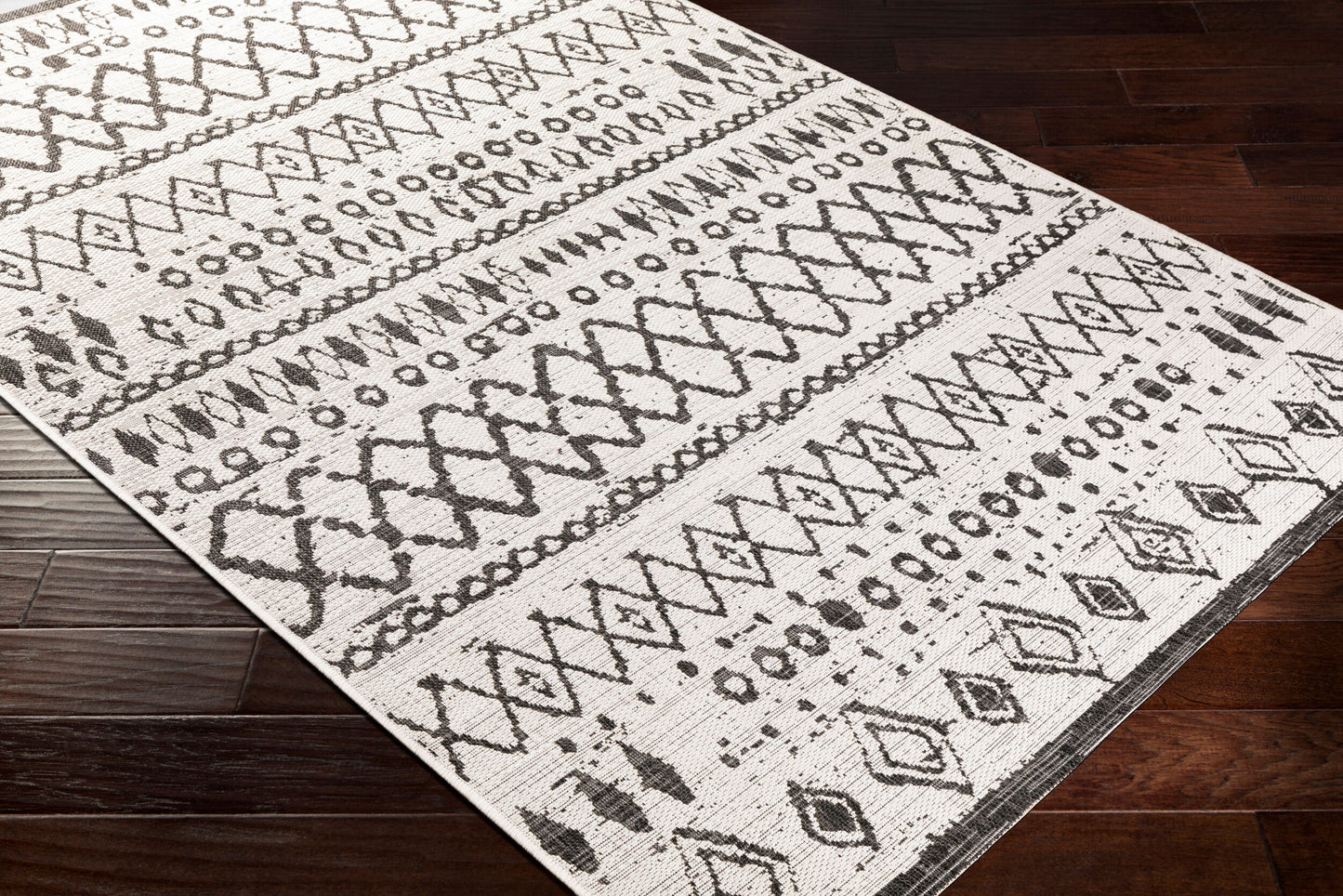 Eagean EAG-2341 8ft Square Machine Woven Indoor/Outdoor Area Rug