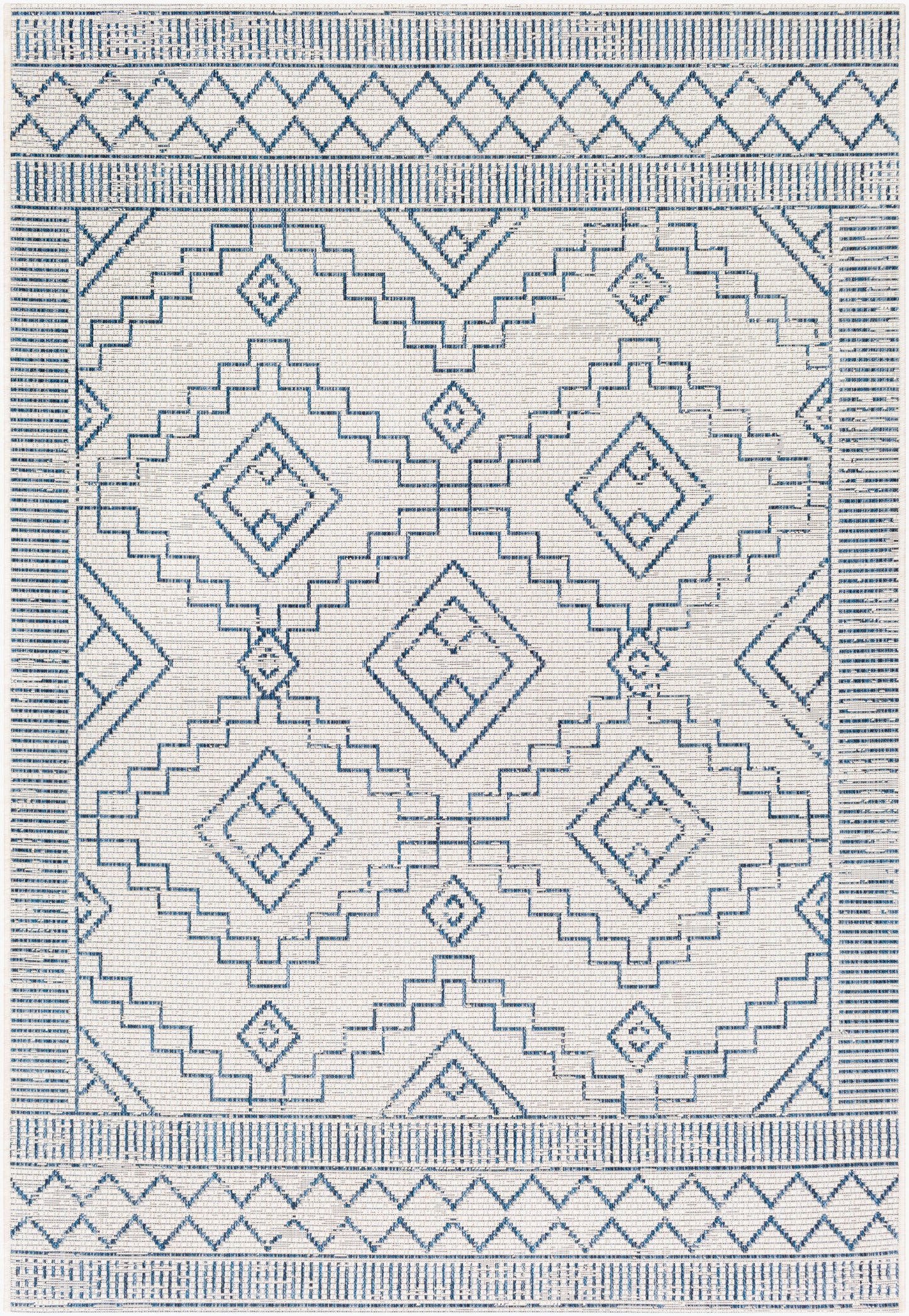 Eagean EAG-2343 2' x 3' Machine Woven Indoor/Outdoor Accent Rug