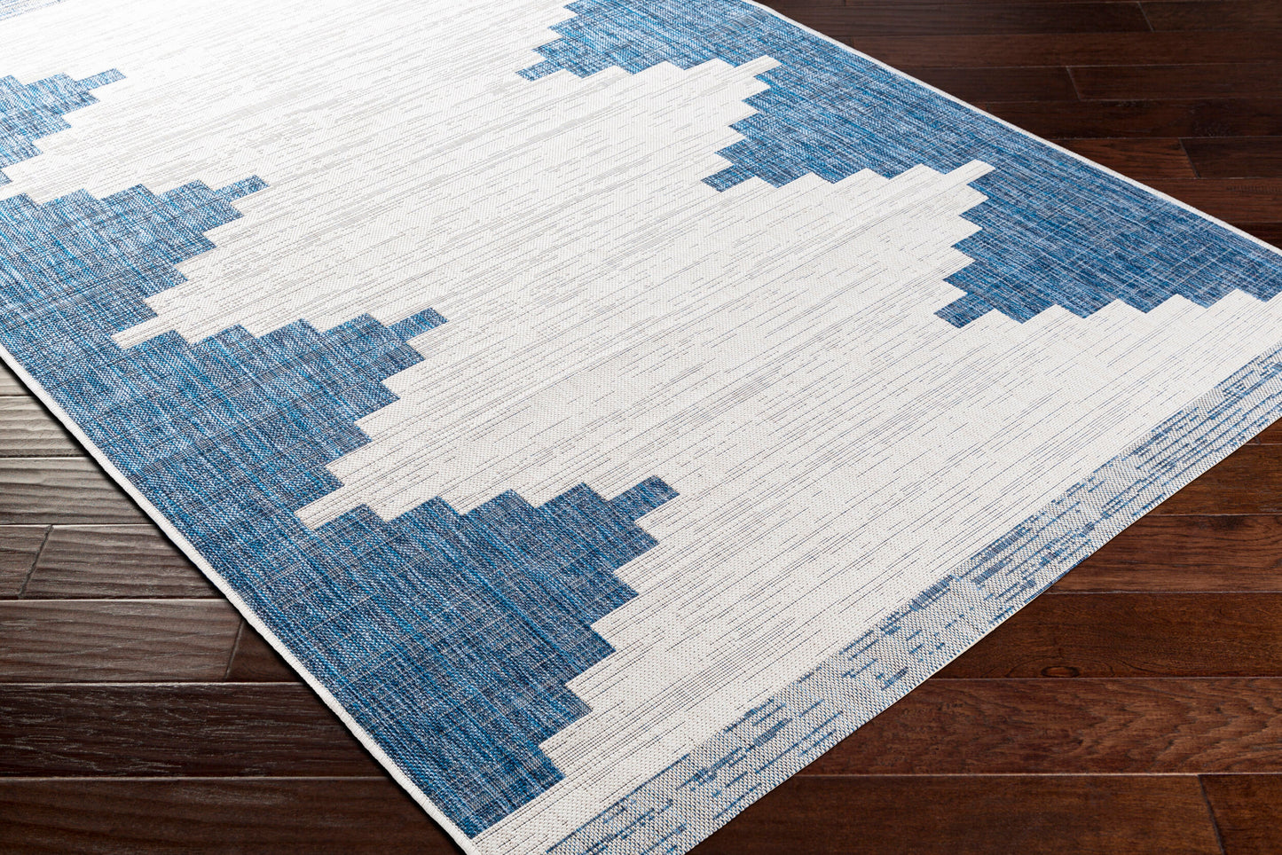 Eagean EAG-2355 8ft Square Machine Woven Indoor/Outdoor Area Rug