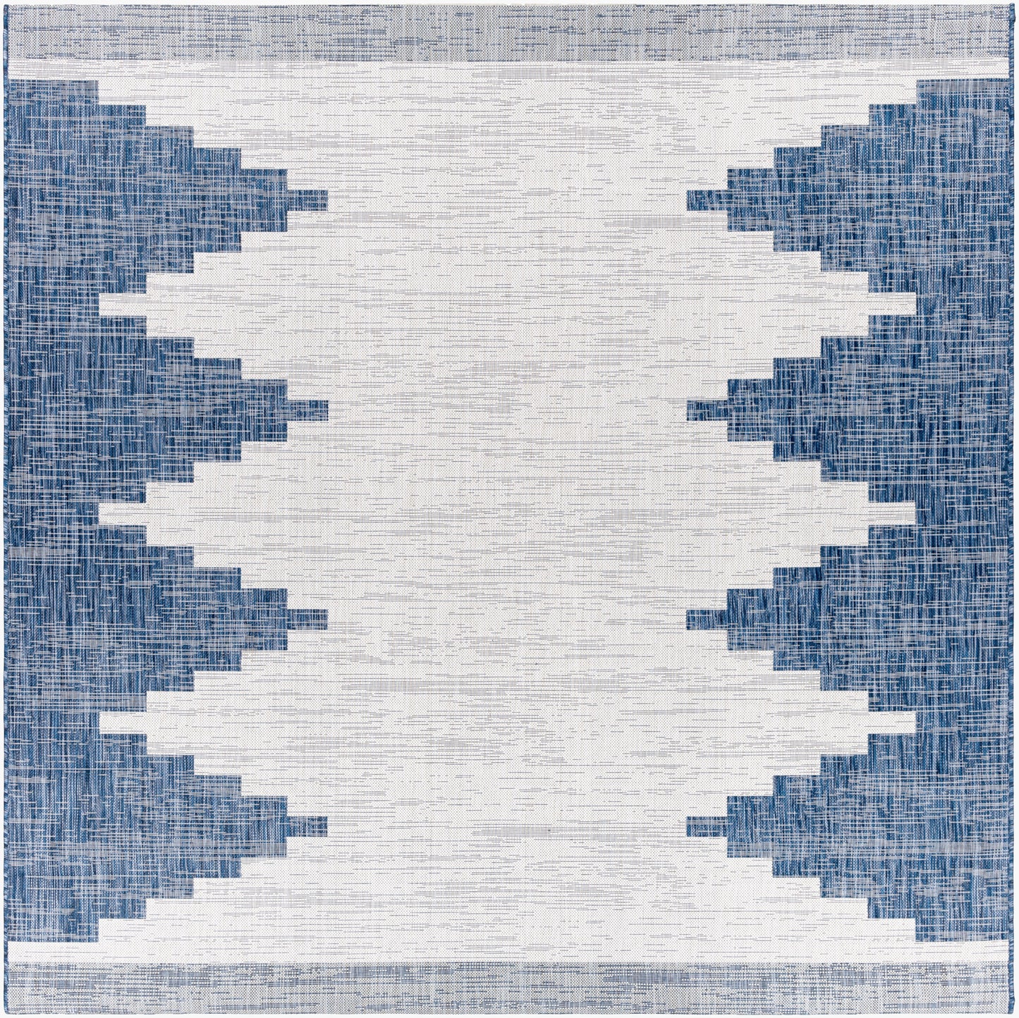 Eagean EAG-2355 8ft Square Machine Woven Indoor/Outdoor Area Rug