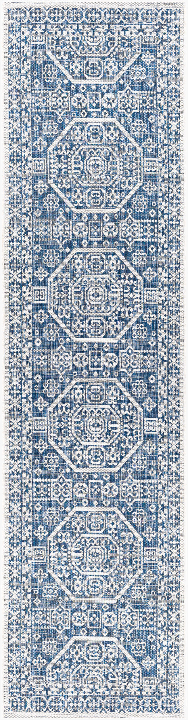 Eagean EAG-2358 10ft Runner Machine Woven Indoor/Outdoor Runner Rug