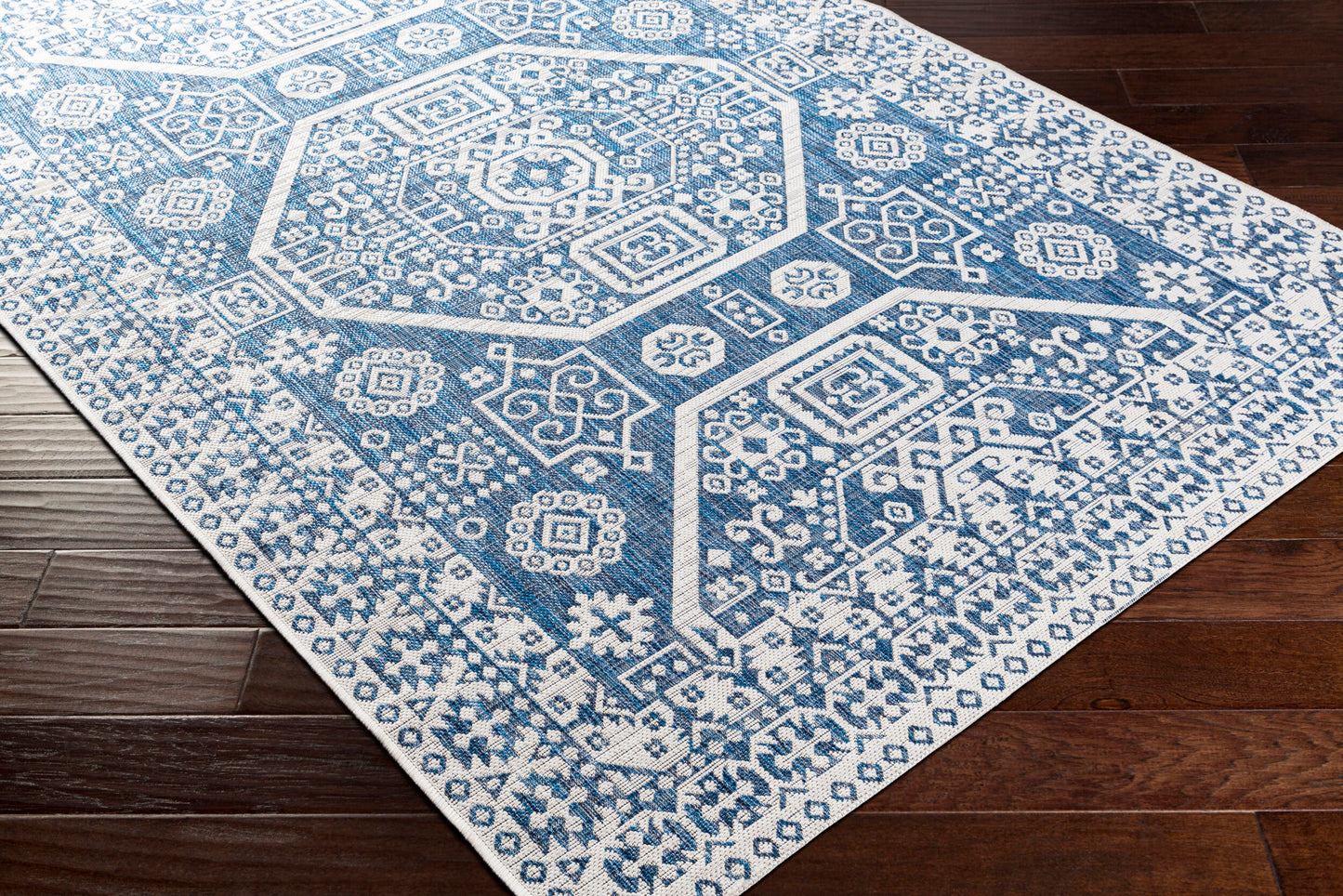 Eagean EAG-2358 10ft Runner Machine Woven Indoor/Outdoor Runner Rug