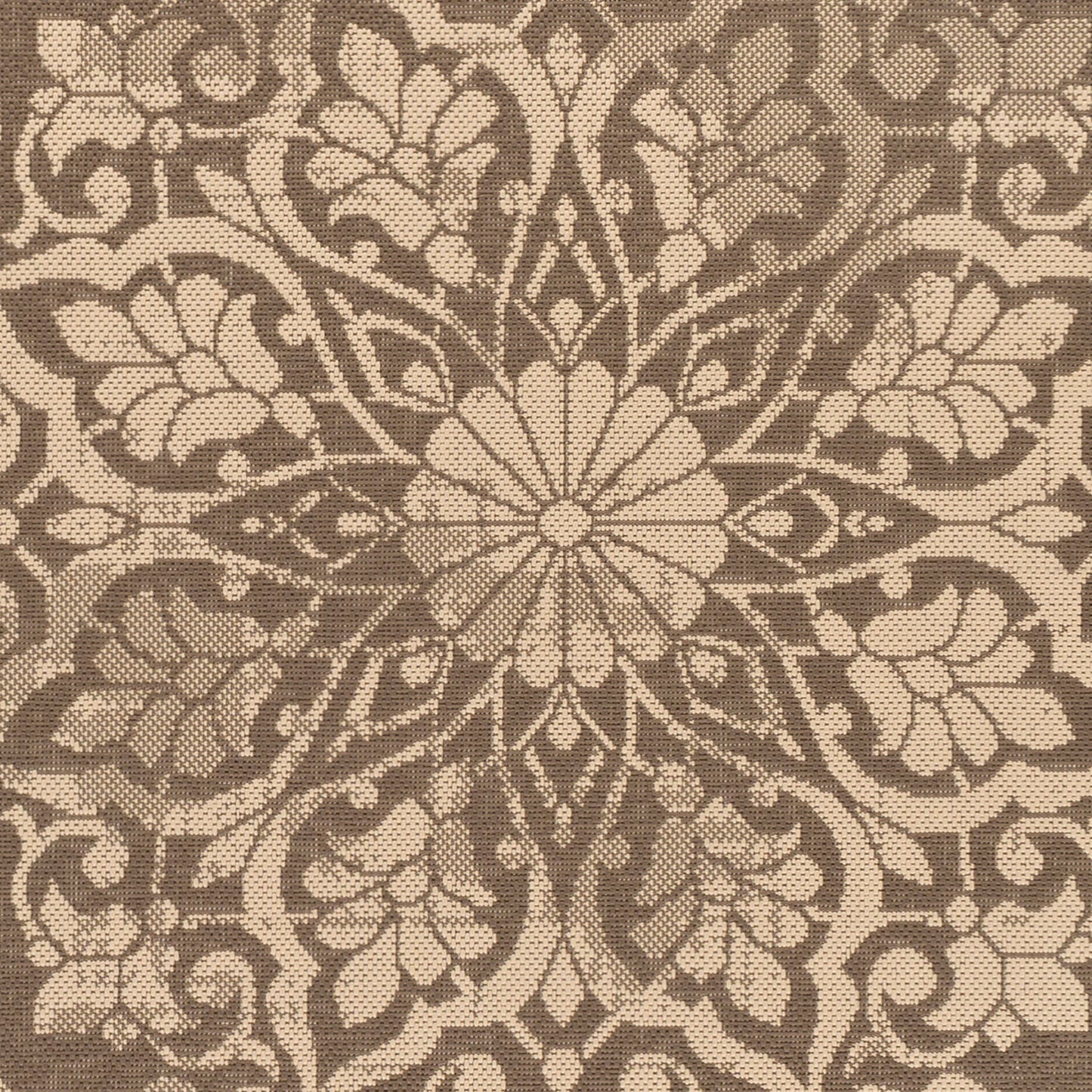 Eagean EAG-2362 6ft Square Machine Woven Indoor/Outdoor Area Rug