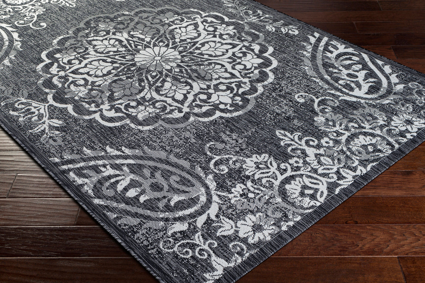 Eagean EAG-2364 6ft Square Machine Woven Indoor/Outdoor Area Rug