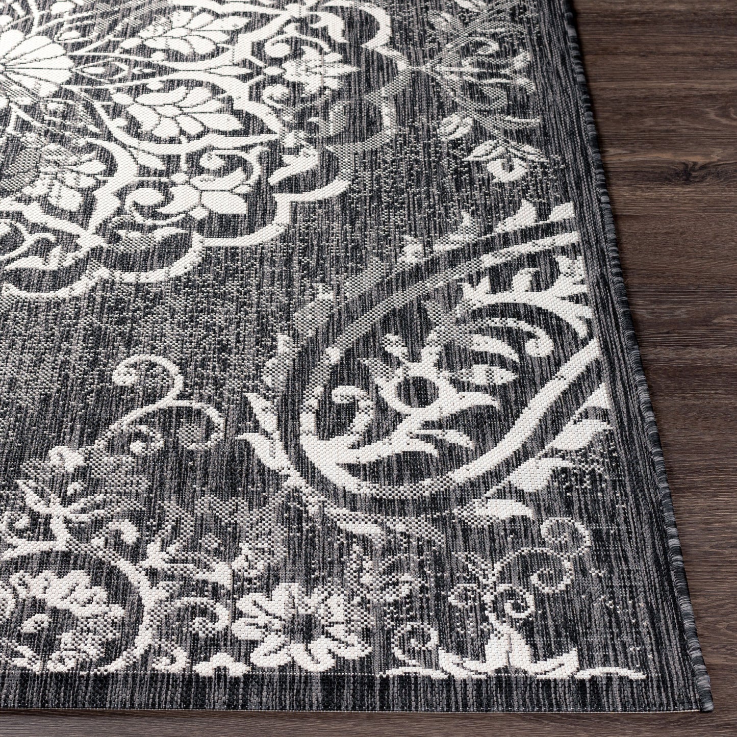 Eagean EAG-2364 6ft Square Machine Woven Indoor/Outdoor Area Rug
