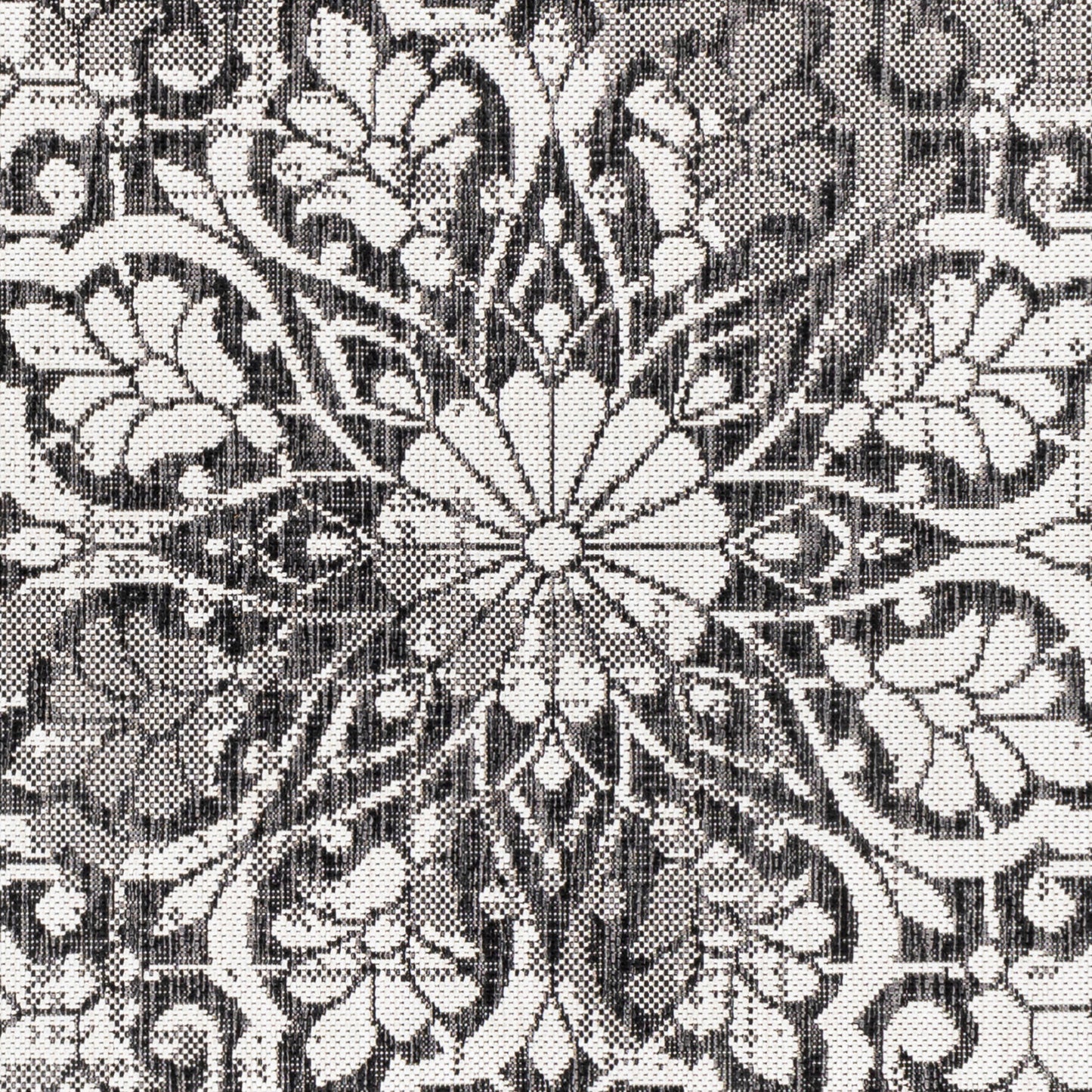 Eagean EAG-2364 6ft Square Machine Woven Indoor/Outdoor Area Rug