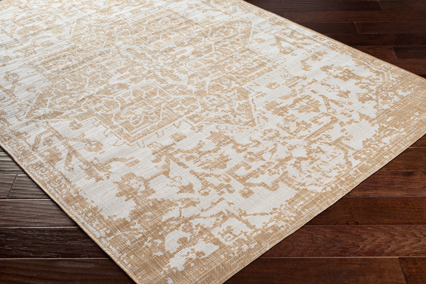 Eagean EAG-2376 8ft Square Machine Woven Indoor/Outdoor Area Rug