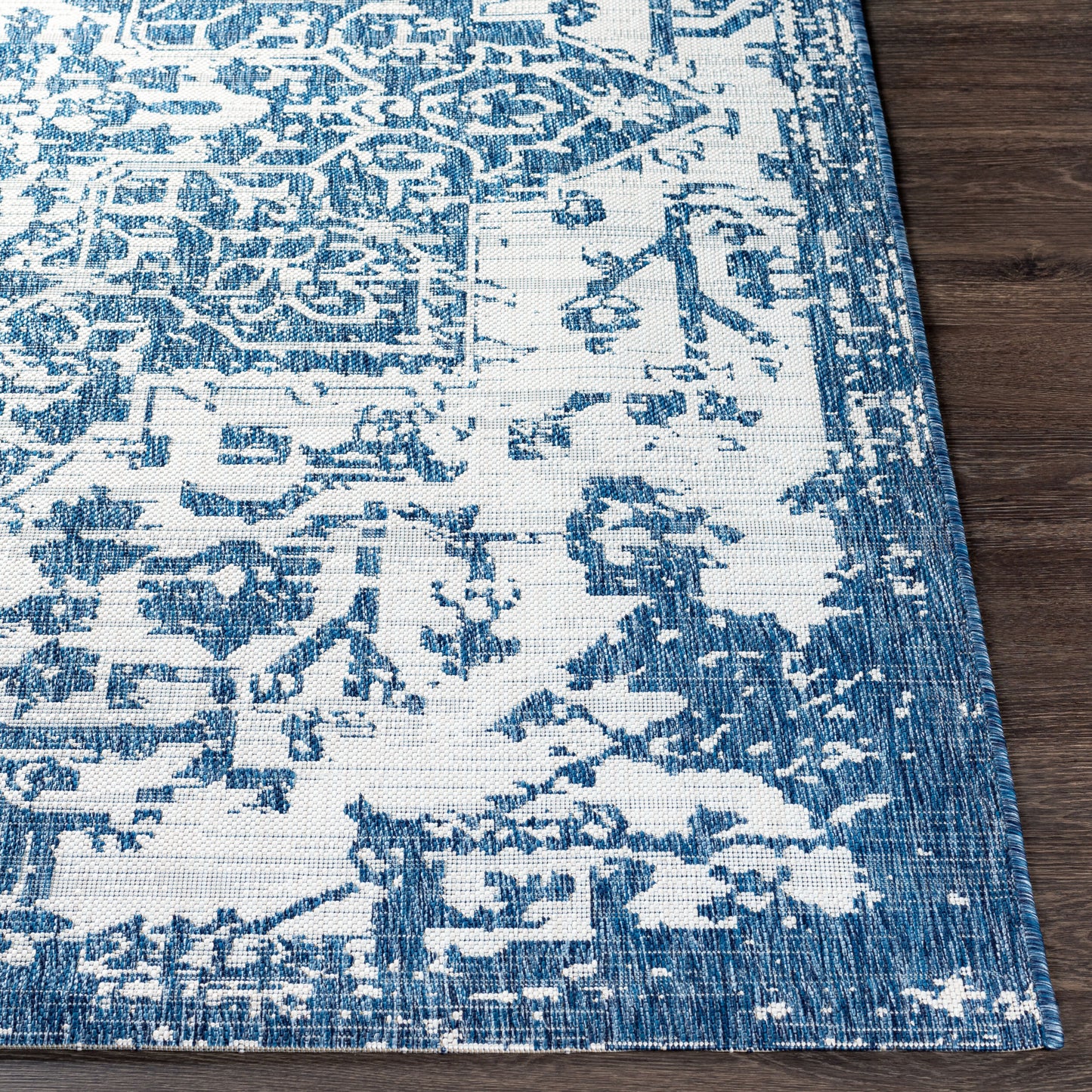 Eagean EAG-2377 6ft Square Machine Woven Indoor/Outdoor Area Rug