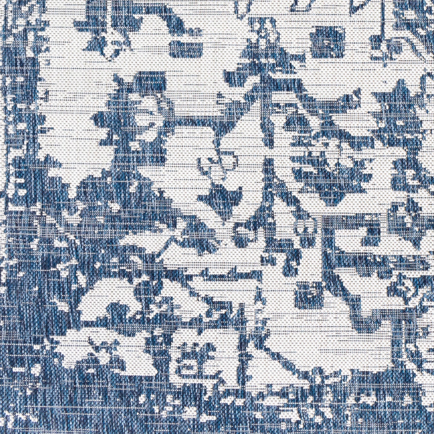 Eagean EAG-2377 6ft Square Machine Woven Indoor/Outdoor Area Rug