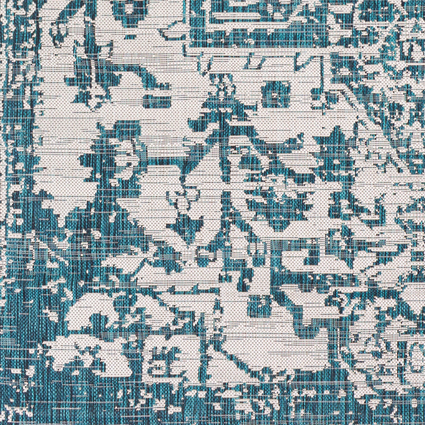 Eagean EAG-2378 8ft Square Machine Woven Indoor/Outdoor Area Rug