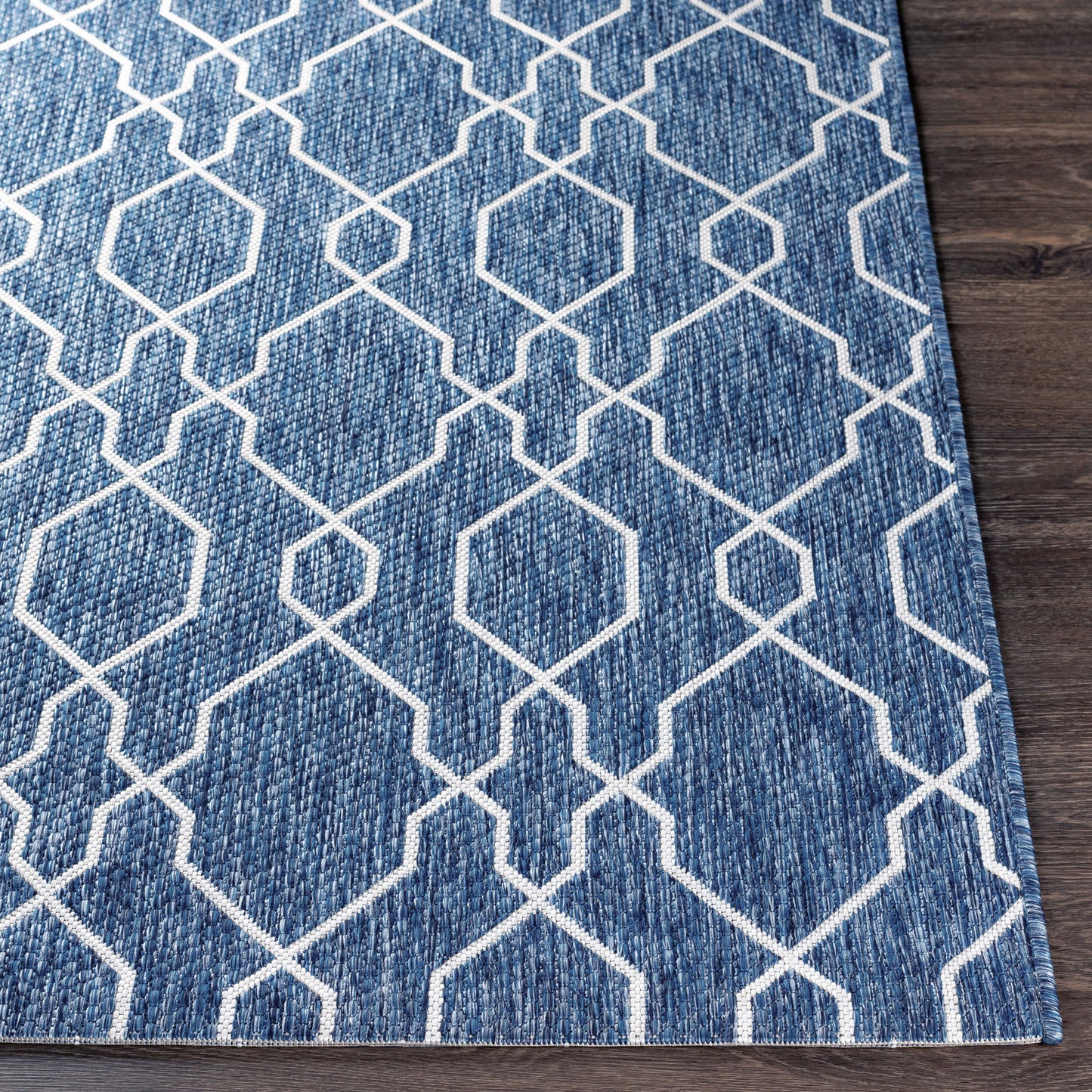 Eagean EAG-2381 6ft Square Machine Woven Indoor/Outdoor Area Rug