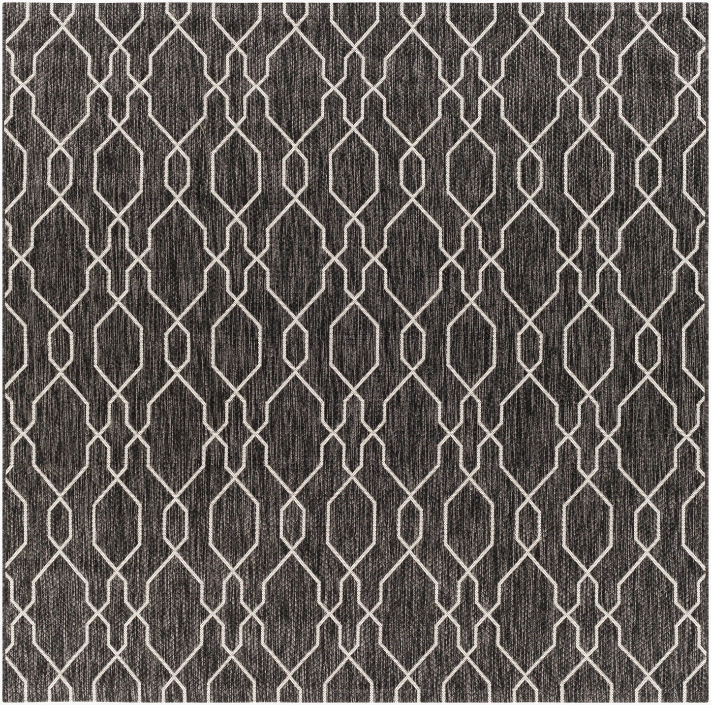 Eagean EAG-2384 6ft Square Machine Woven Indoor/Outdoor Area Rug