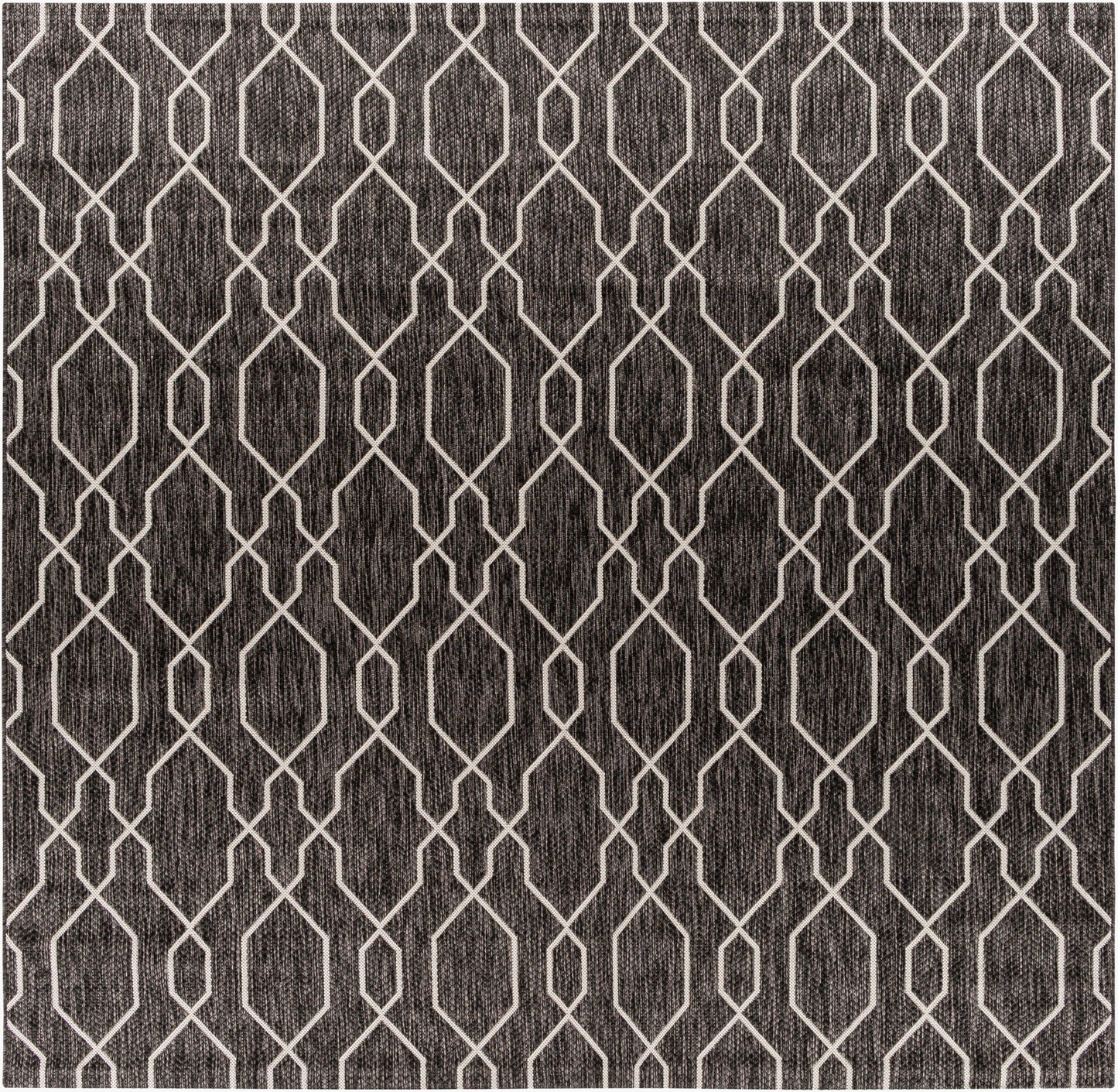 Eagean EAG-2384 8ft Square Machine Woven Indoor/Outdoor Area Rug