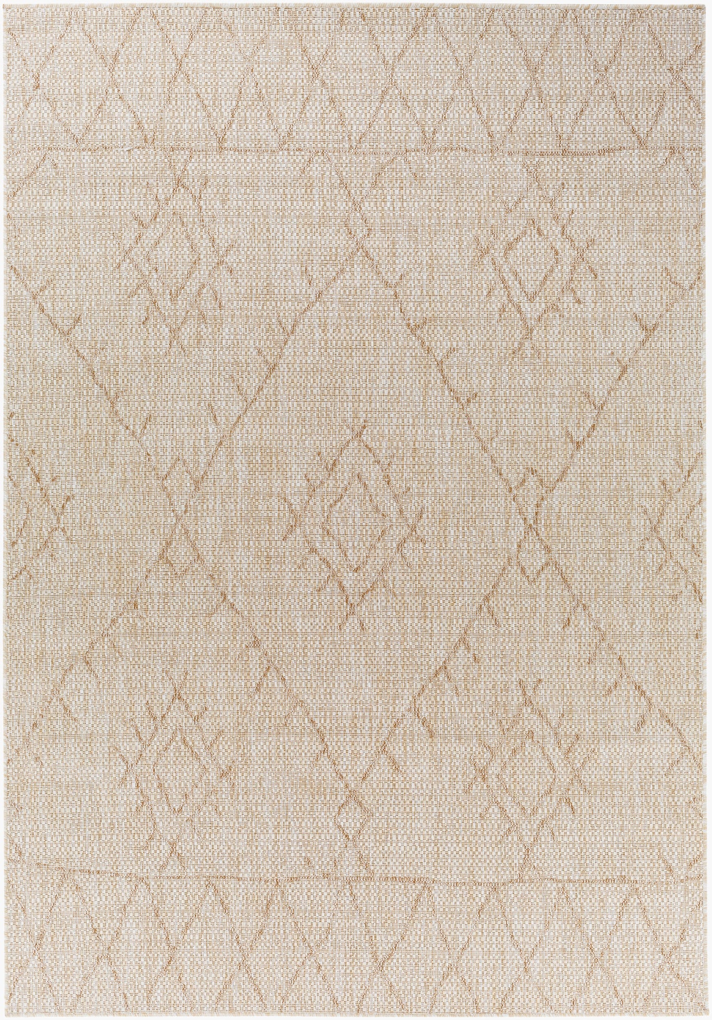 Eagean EAG-2402 8ft Square Machine Woven Indoor/Outdoor Area Rug