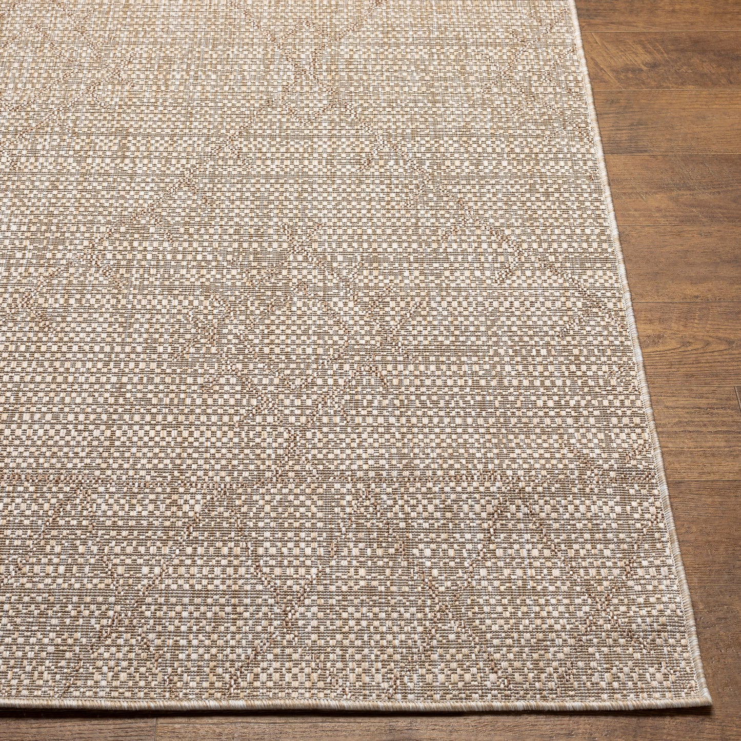 Eagean EAG-2402 8ft Square Machine Woven Indoor/Outdoor Area Rug