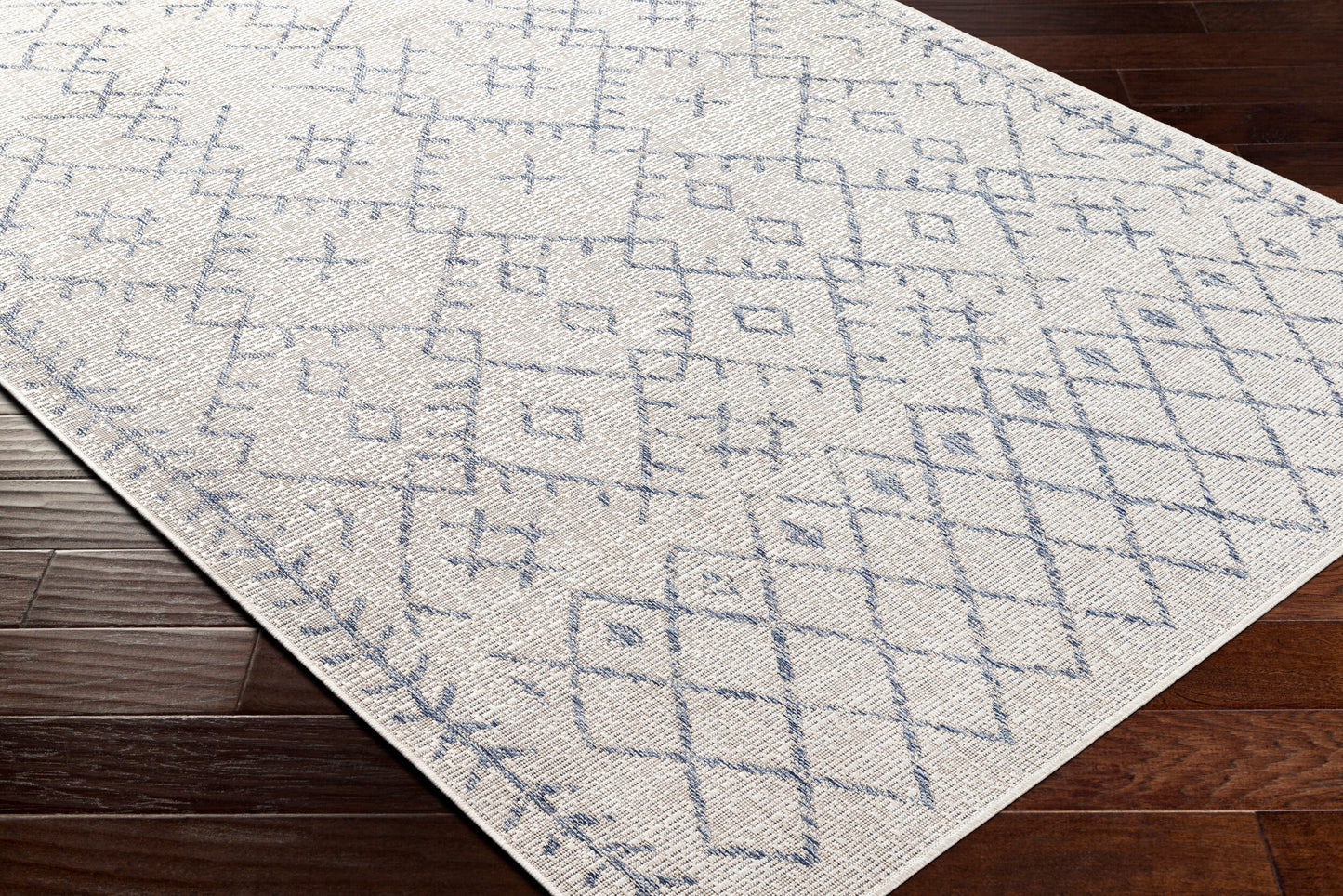 Eagean EAG-2403 8ft Square Machine Woven Indoor/Outdoor Area Rug