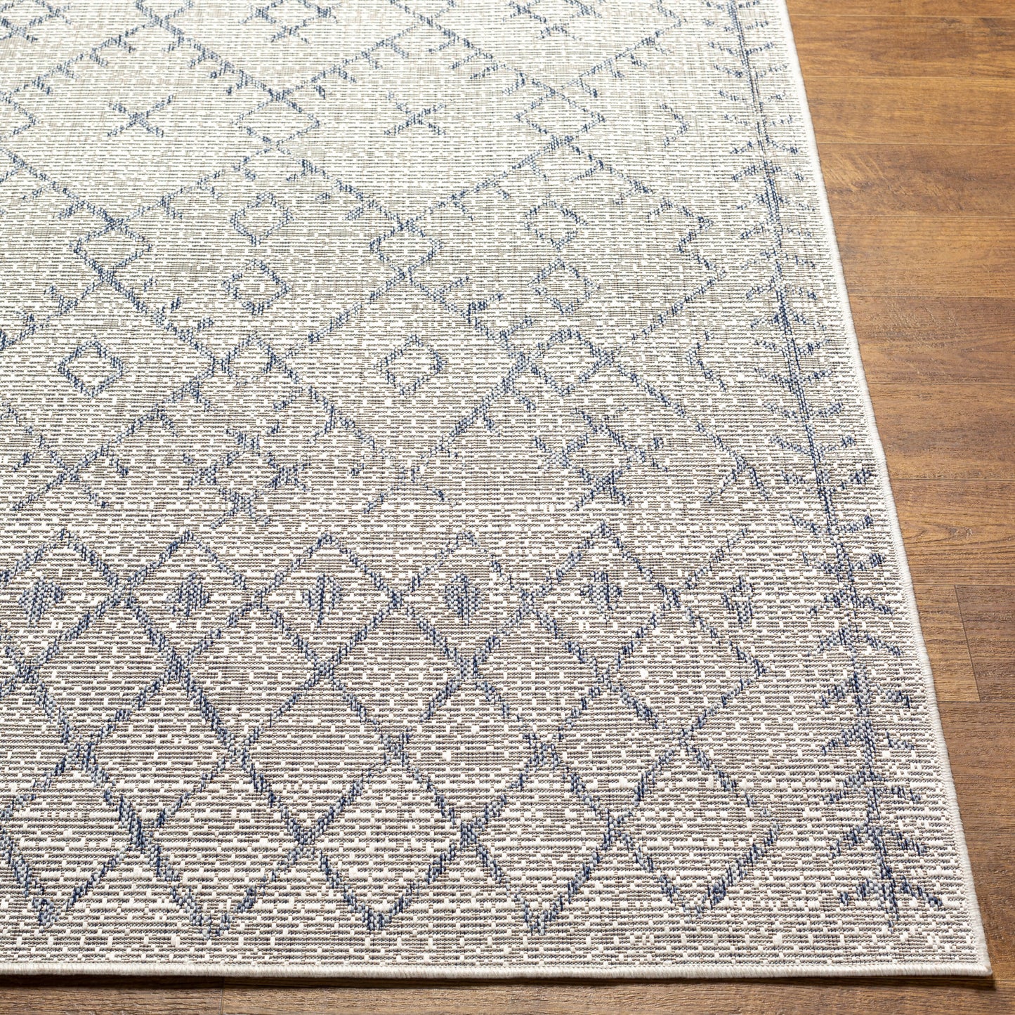 Eagean EAG-2403 6ft Square Machine Woven Indoor/Outdoor Area Rug