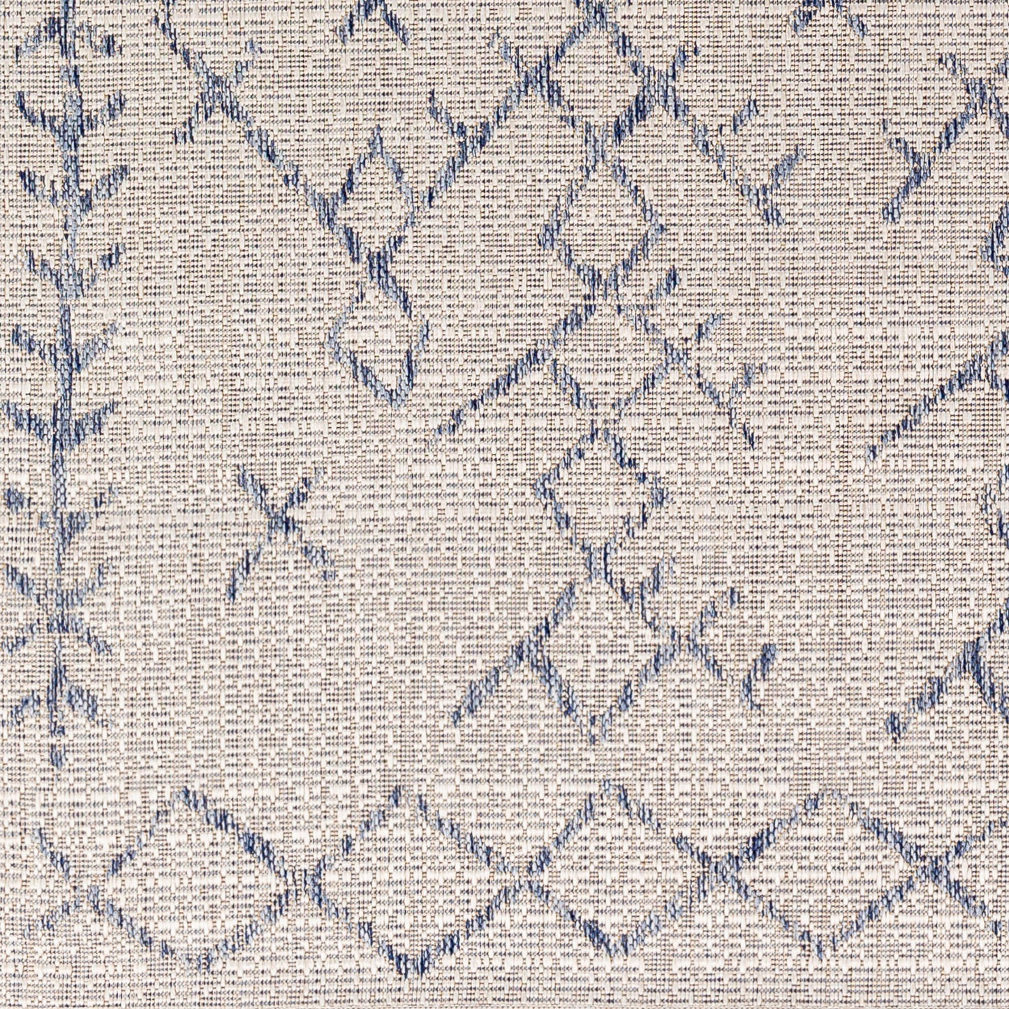 Eagean EAG-2403 8ft Square Machine Woven Indoor/Outdoor Area Rug