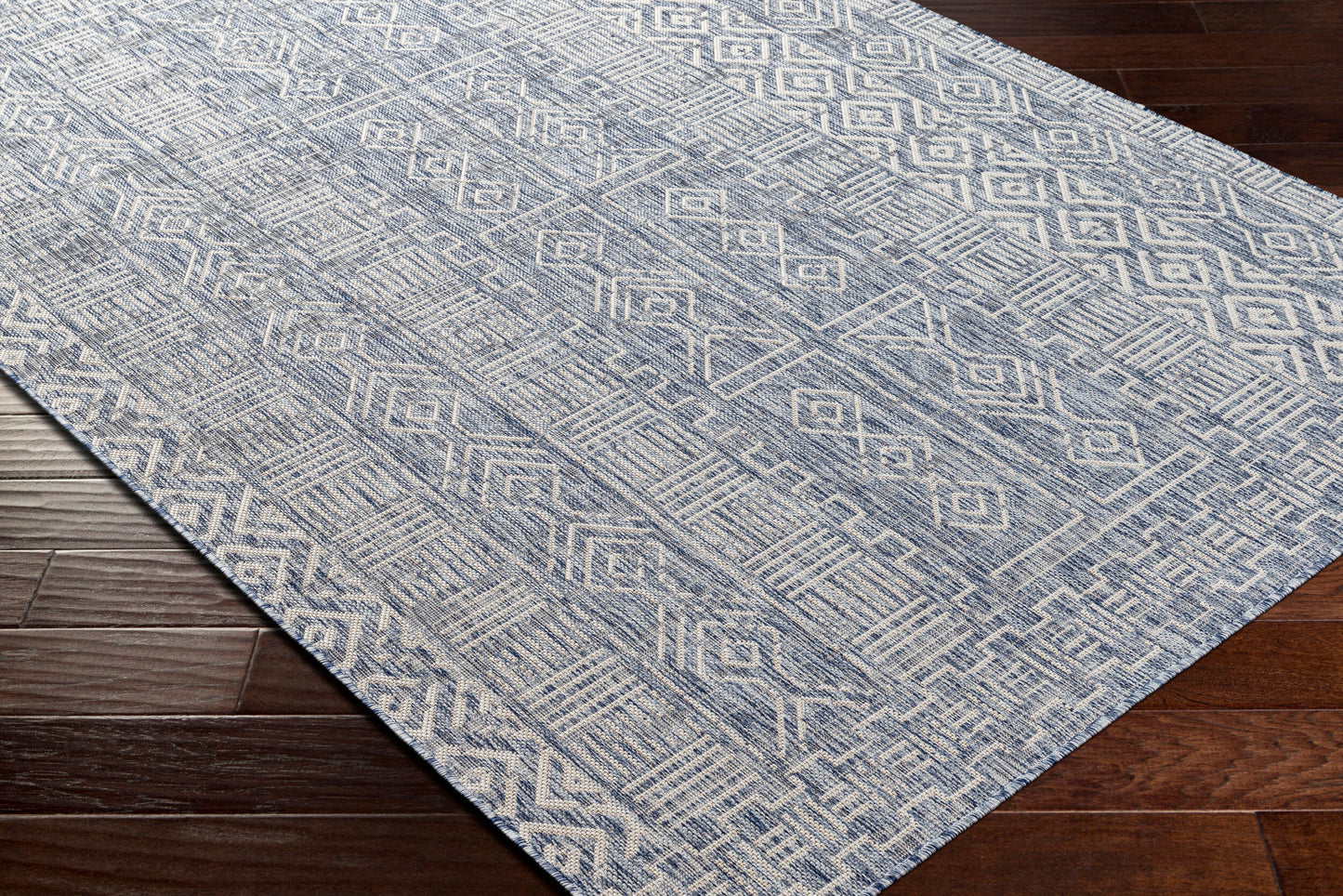 Eagean EAG-2413 9' x 12' Machine Woven Indoor/Outdoor Area Rug