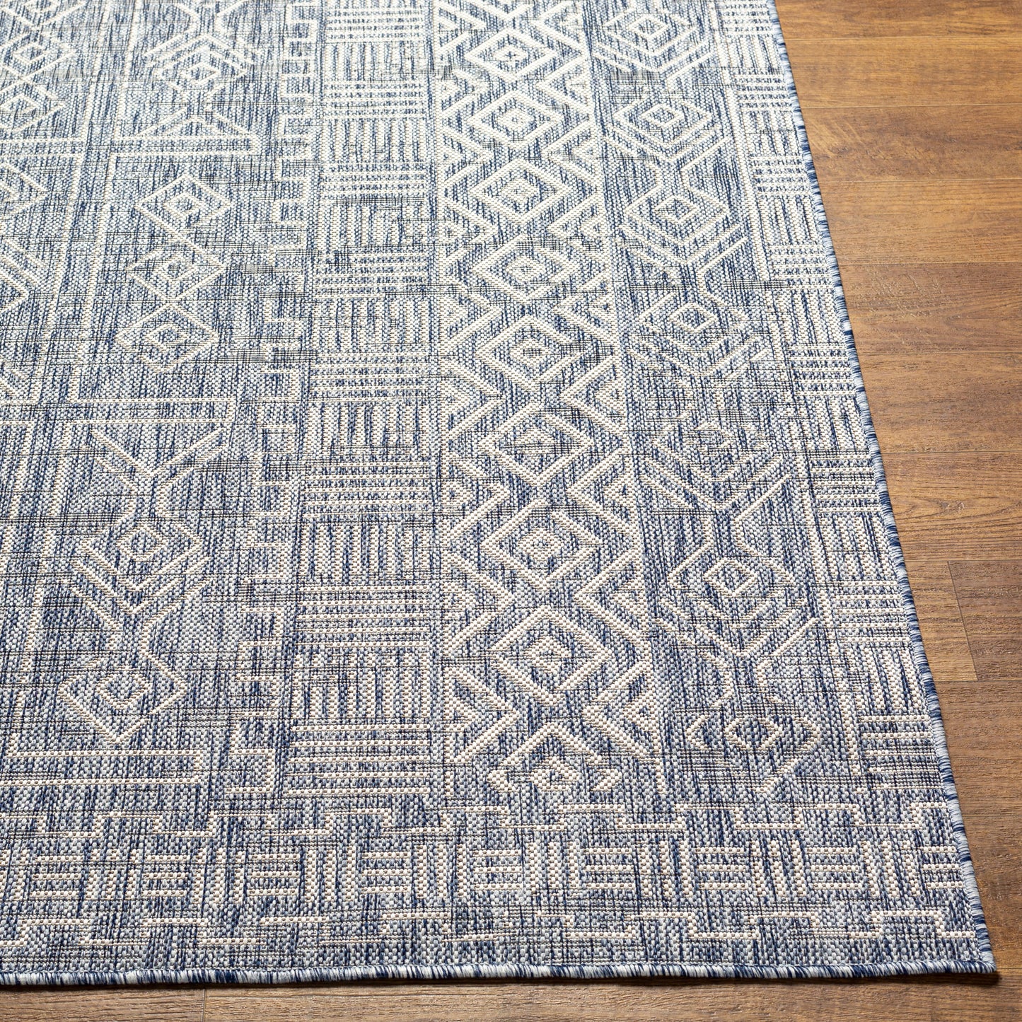 Eagean EAG-2413 9' x 12' Machine Woven Indoor/Outdoor Area Rug
