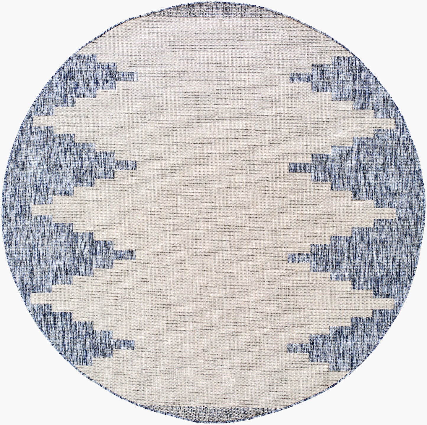 Eagean EAG-2420 5ft Round Machine Woven Indoor/Outdoor Area Rug