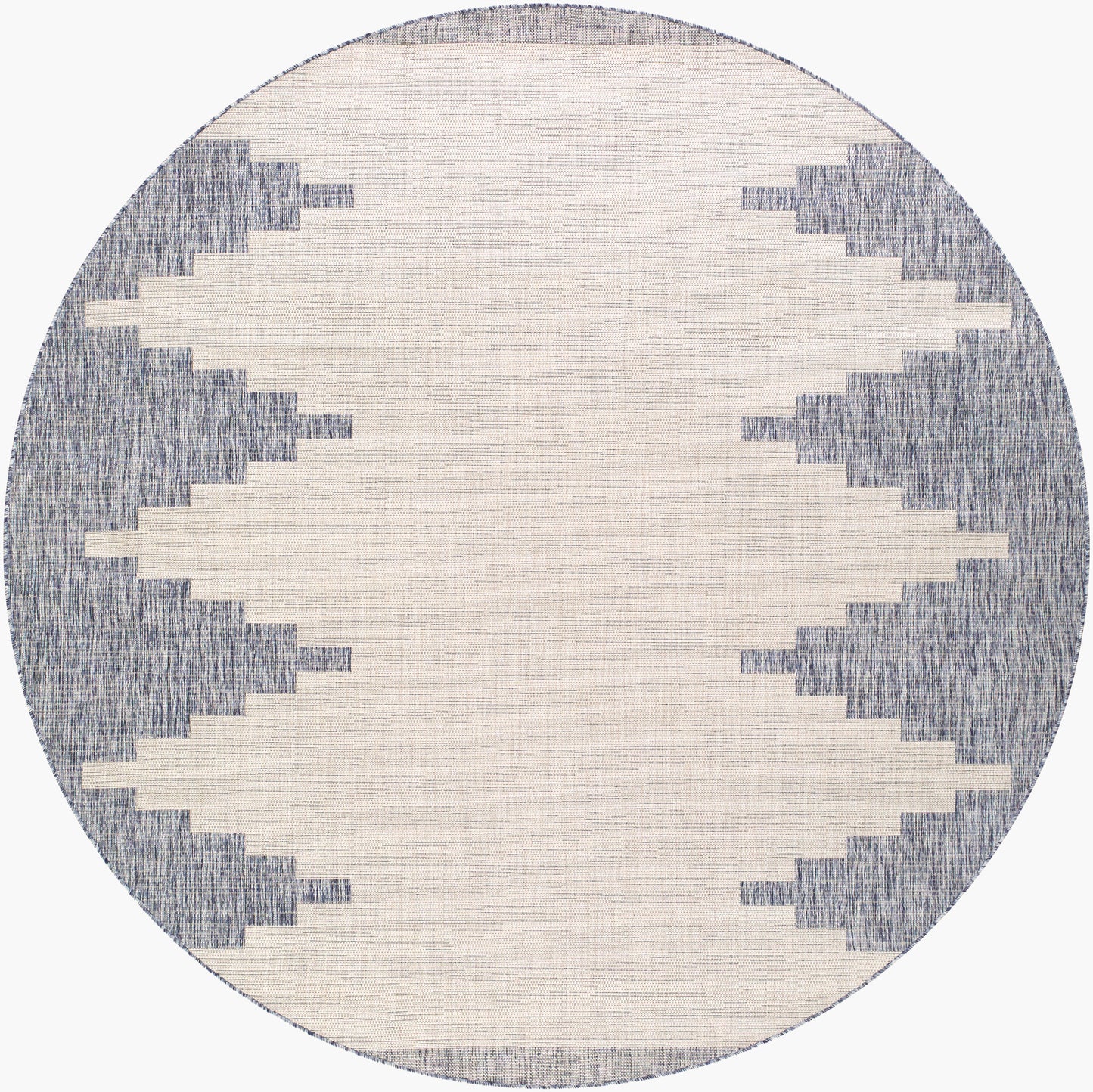 Eagean EAG-2420 8ft Round Machine Woven Indoor/Outdoor Area Rug