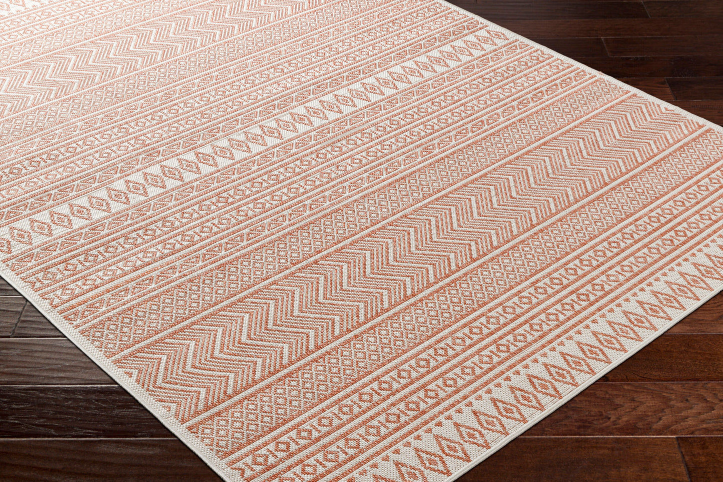 Eagean EAG-2426 6ft Square Machine Woven Indoor/Outdoor Area Rug