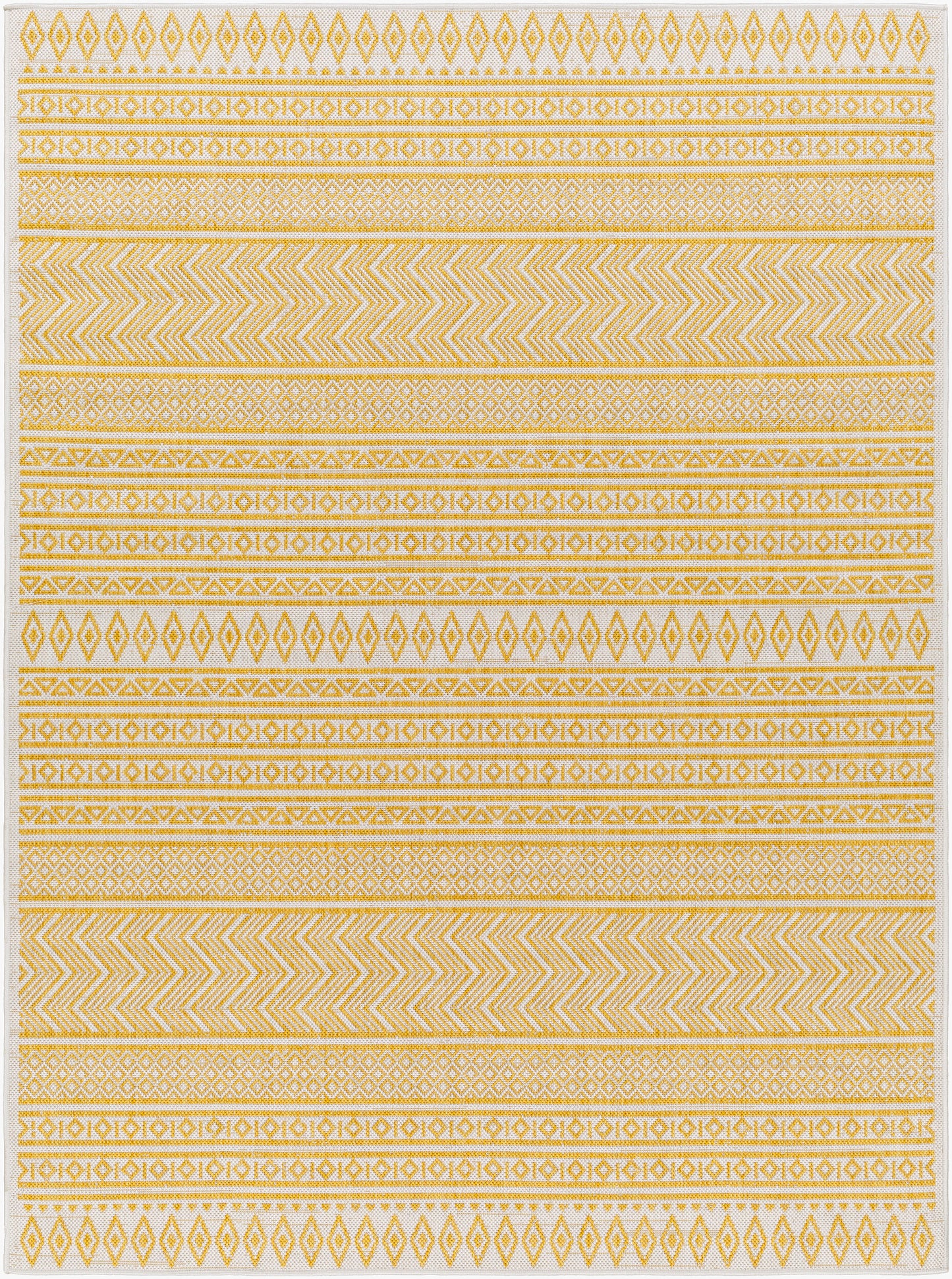 Eagean EAG-2427 6ft Square Machine Woven Indoor/Outdoor Area Rug