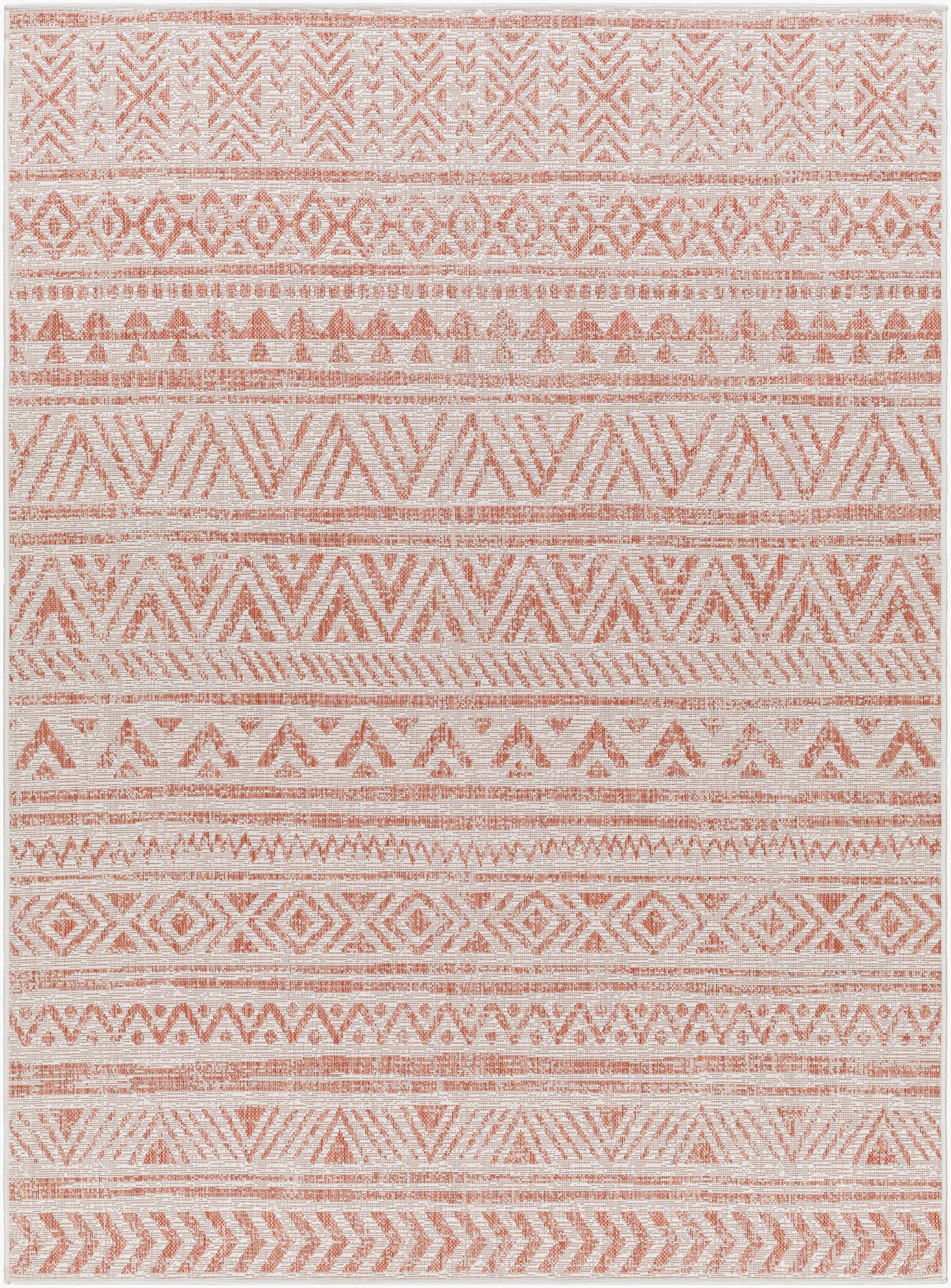 Eagean EAG-2430 6ft Square Machine Woven Indoor/Outdoor Area Rug