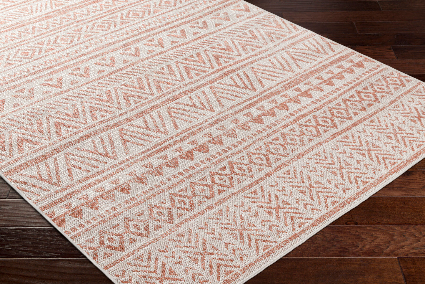 Eagean EAG-2430 6ft Square Machine Woven Indoor/Outdoor Area Rug