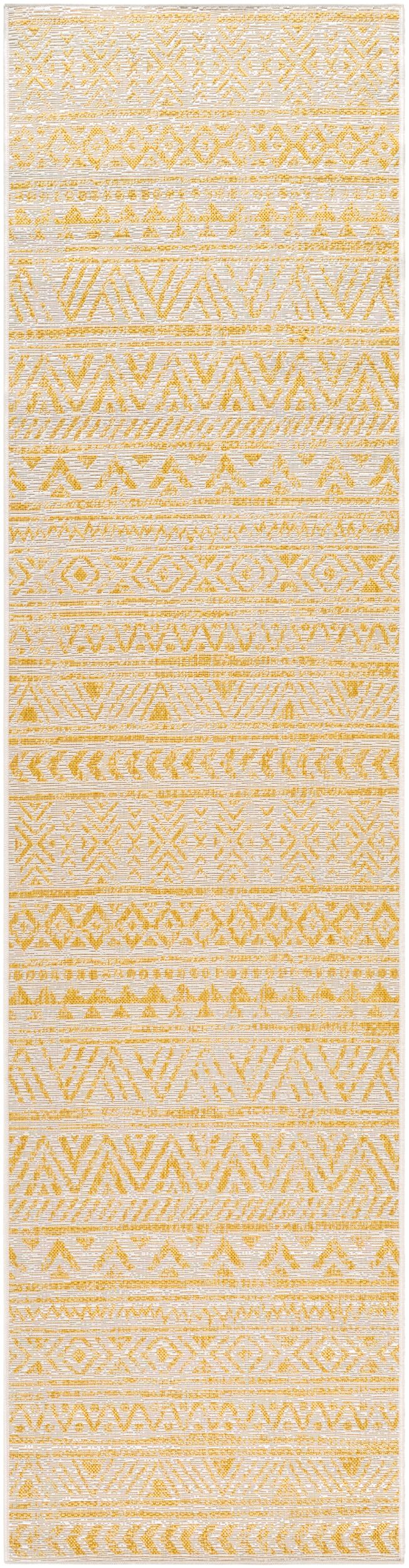 Eagean EAG-2431 12ft Runner Machine Woven Indoor/Outdoor Runner Rug