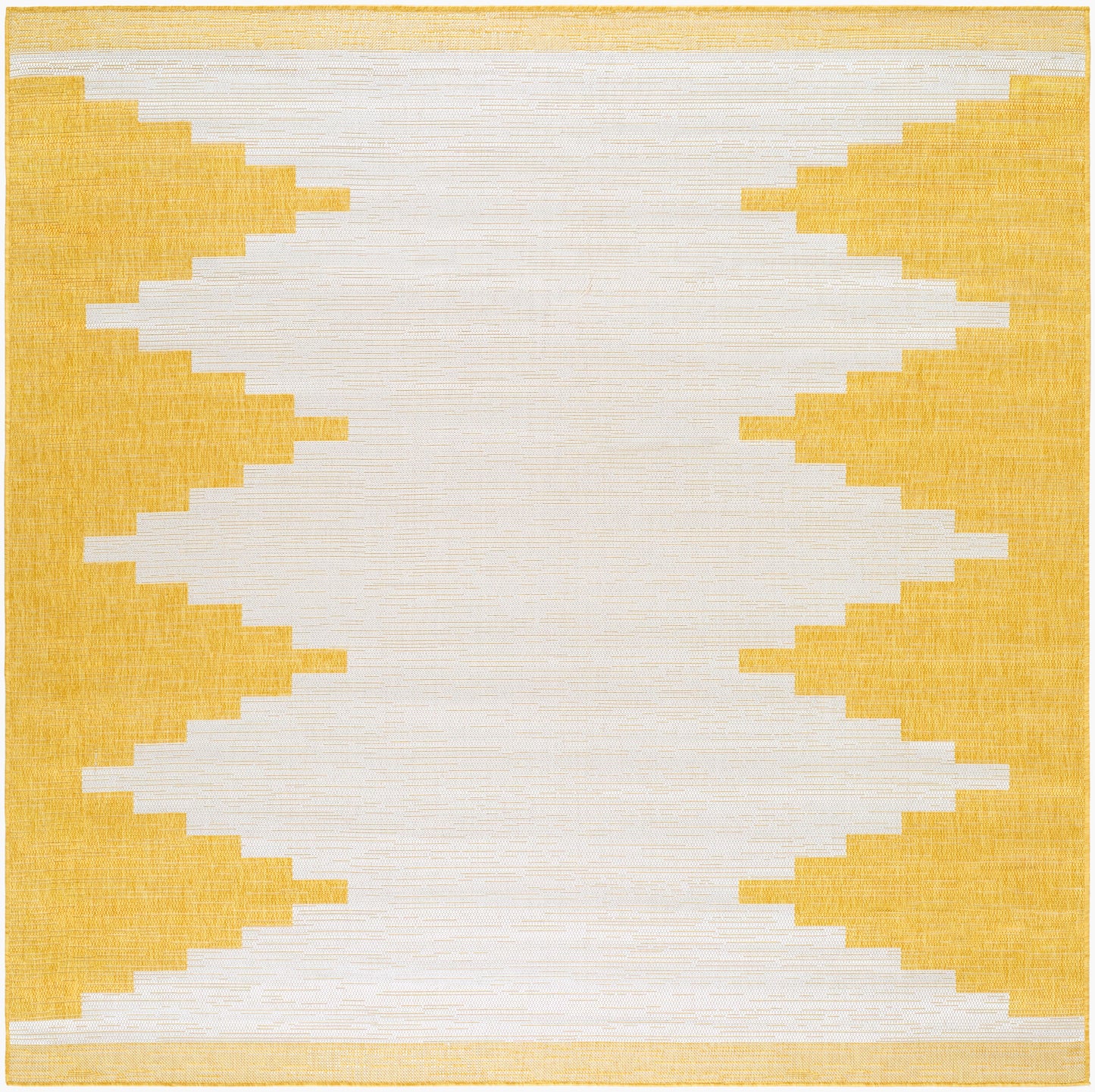 Eagean EAG-2437 6ft Square Machine Woven Indoor/Outdoor Area Rug