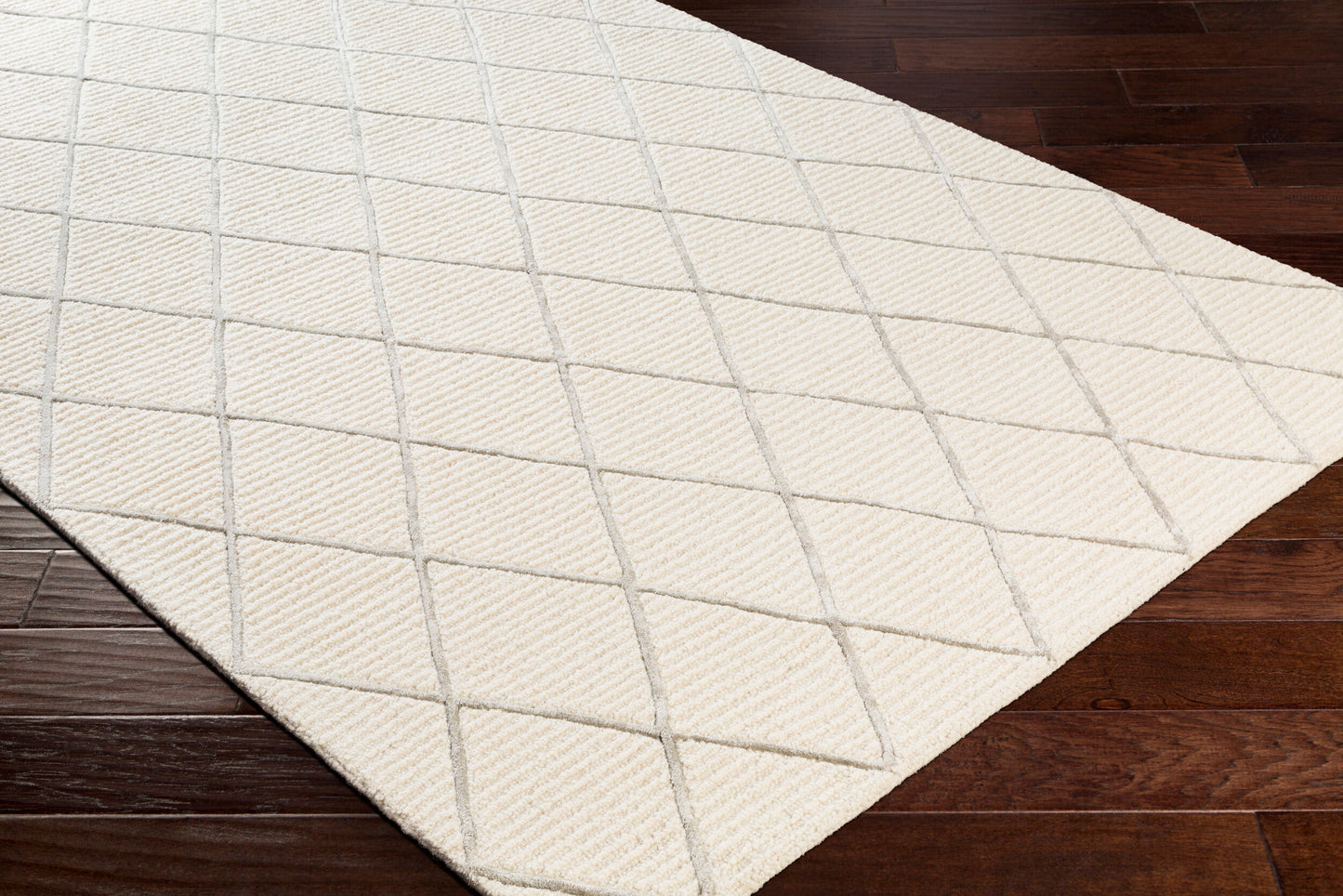 Eaton EAT-2303 2' x 3' Handmade Wool Accent Rug