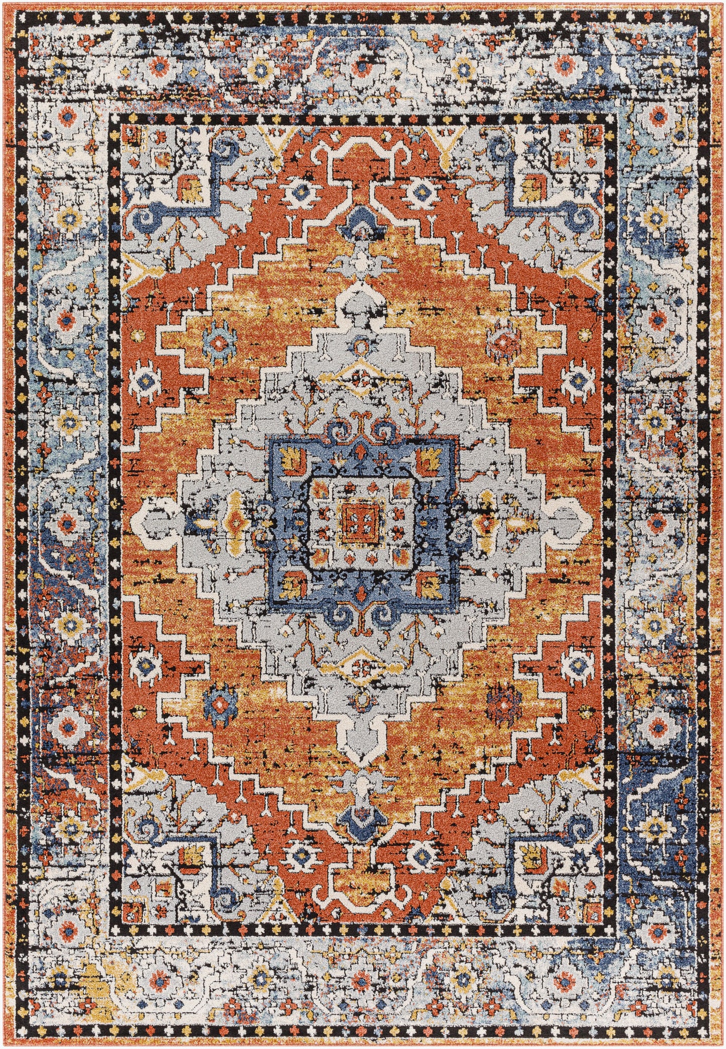 Ella ELL-2302 8' x 10' Machine Woven Area Rug