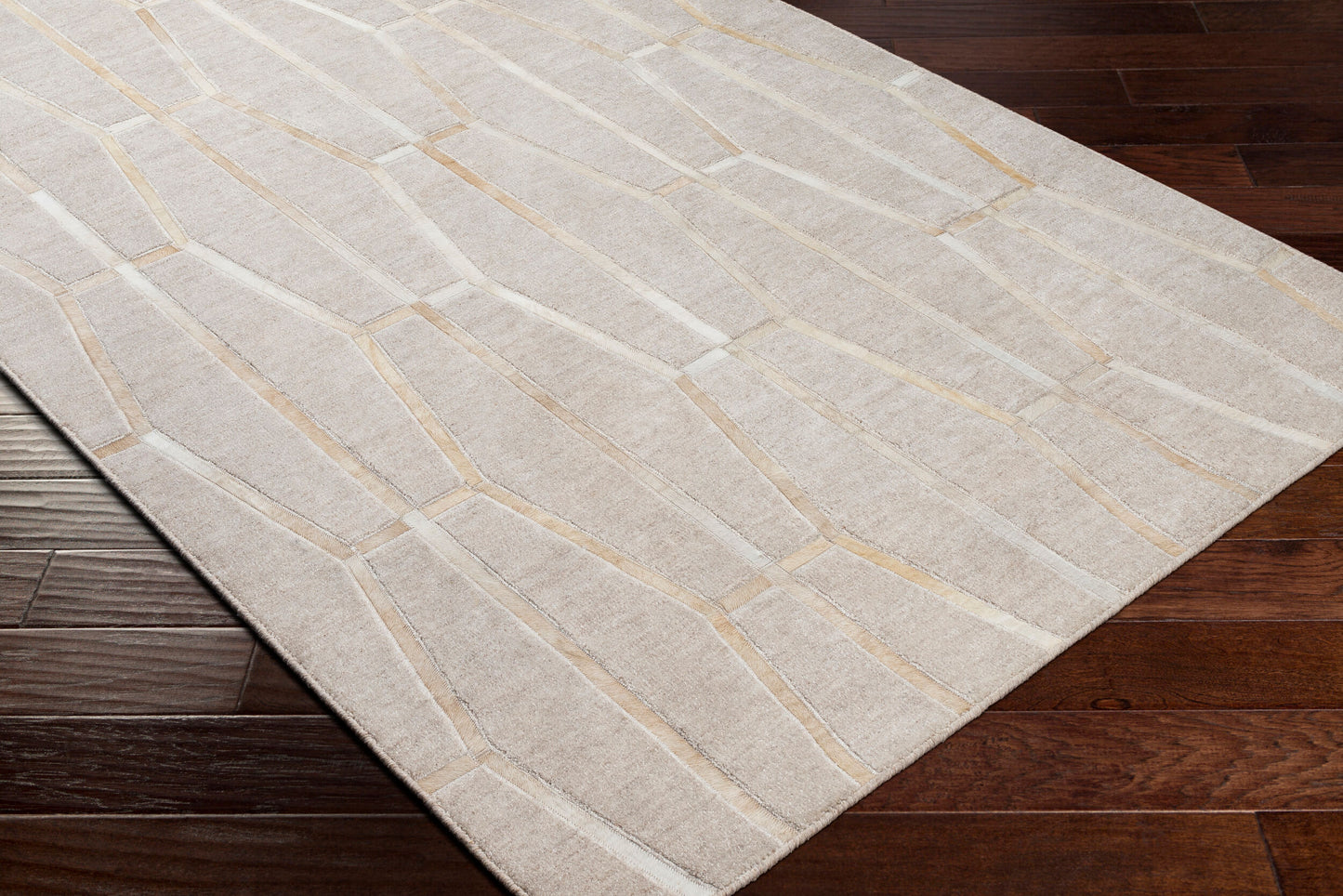 Eloquent ELQ-2302 2' x 3' Handmade Faux Silk Accent Rug